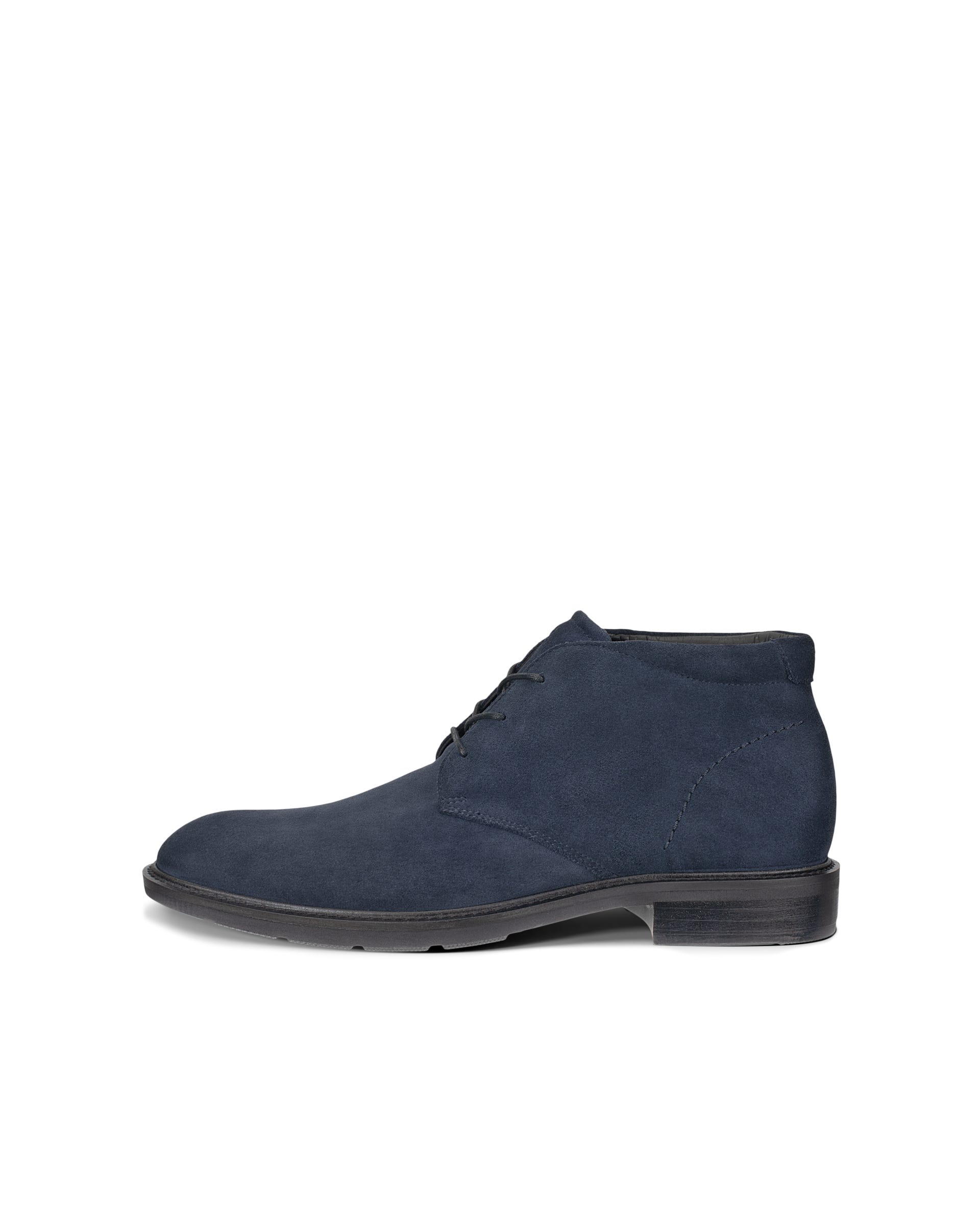 Men's ECCO® METROPOLE PRAGUE Leather Chukka Boot - Blue - Outside