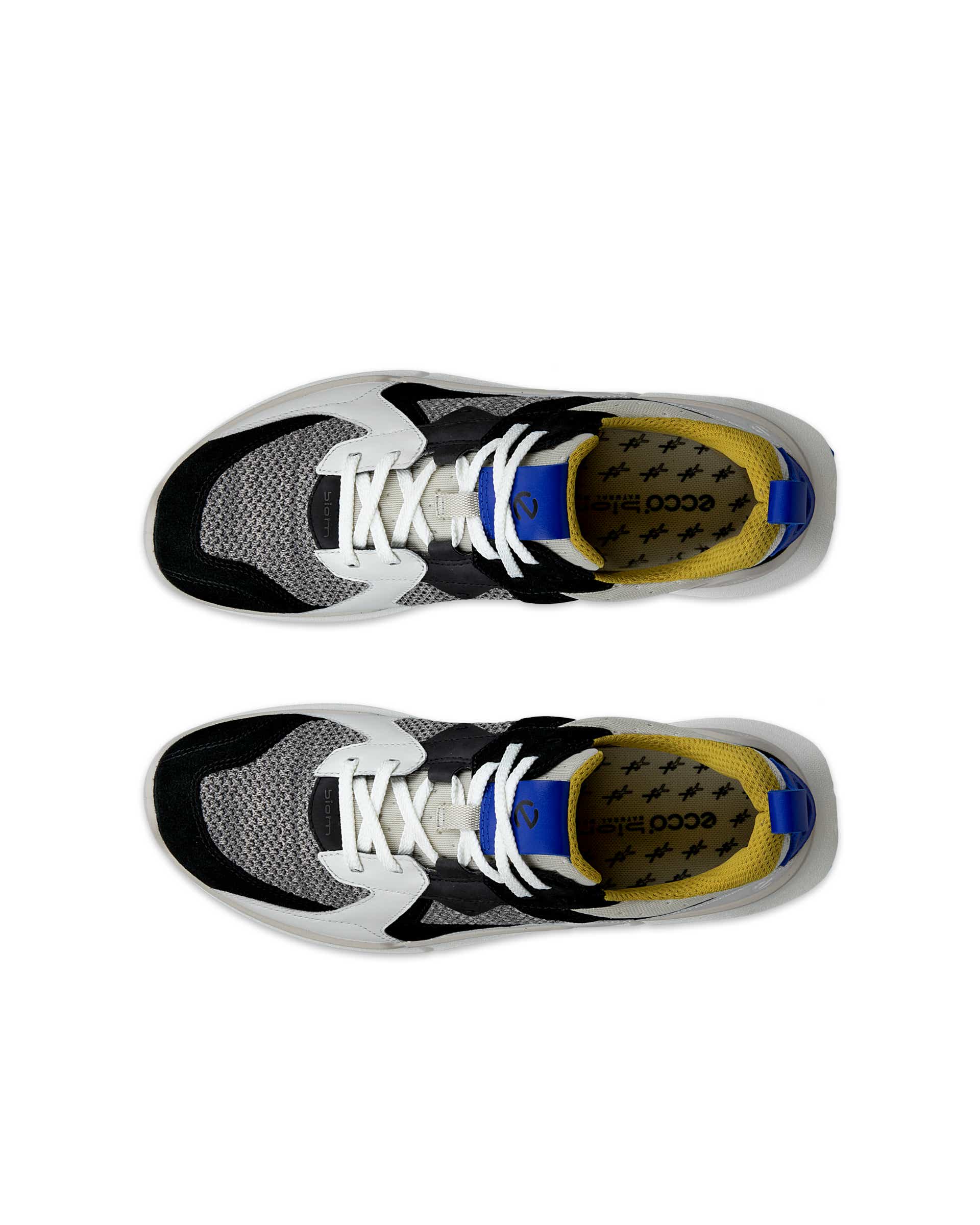 ECCO® BIOM 2.2 Herren Sneaker aus Veloursleder - Grau - Top left pair