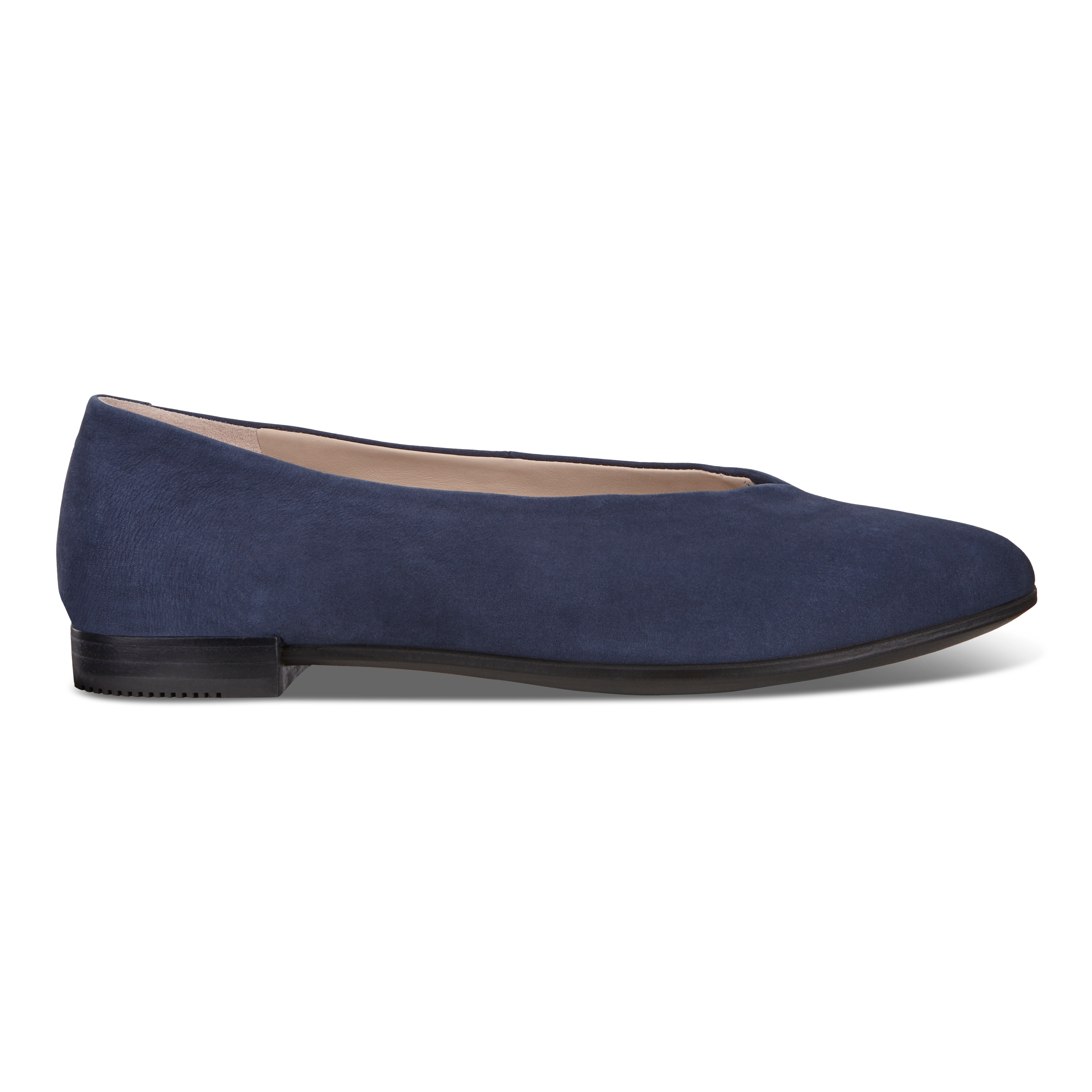 ECCO Women Shape Pointy Ballerina - Blue - Outside