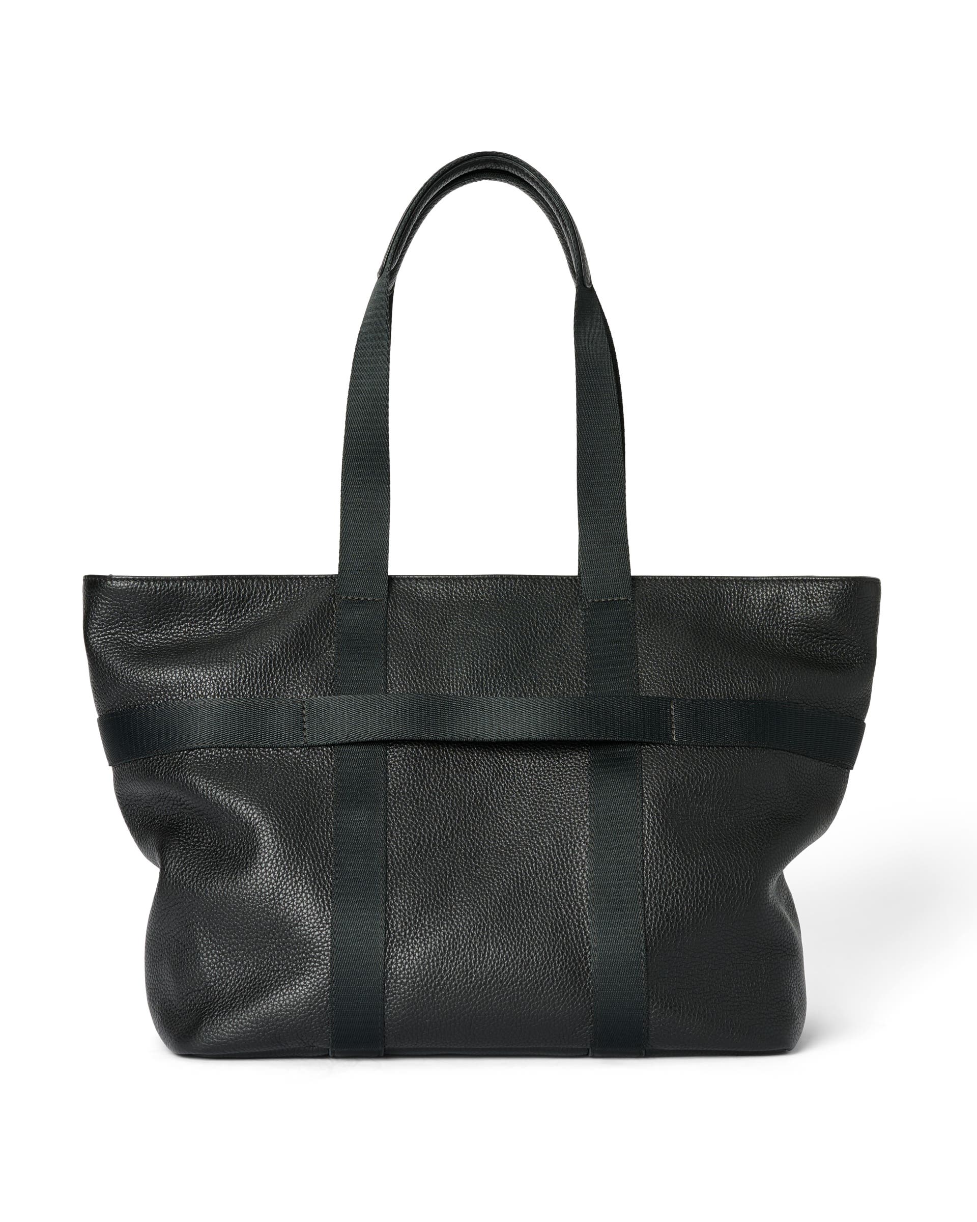 Mala tote couro ECCO® - Preto - Back
