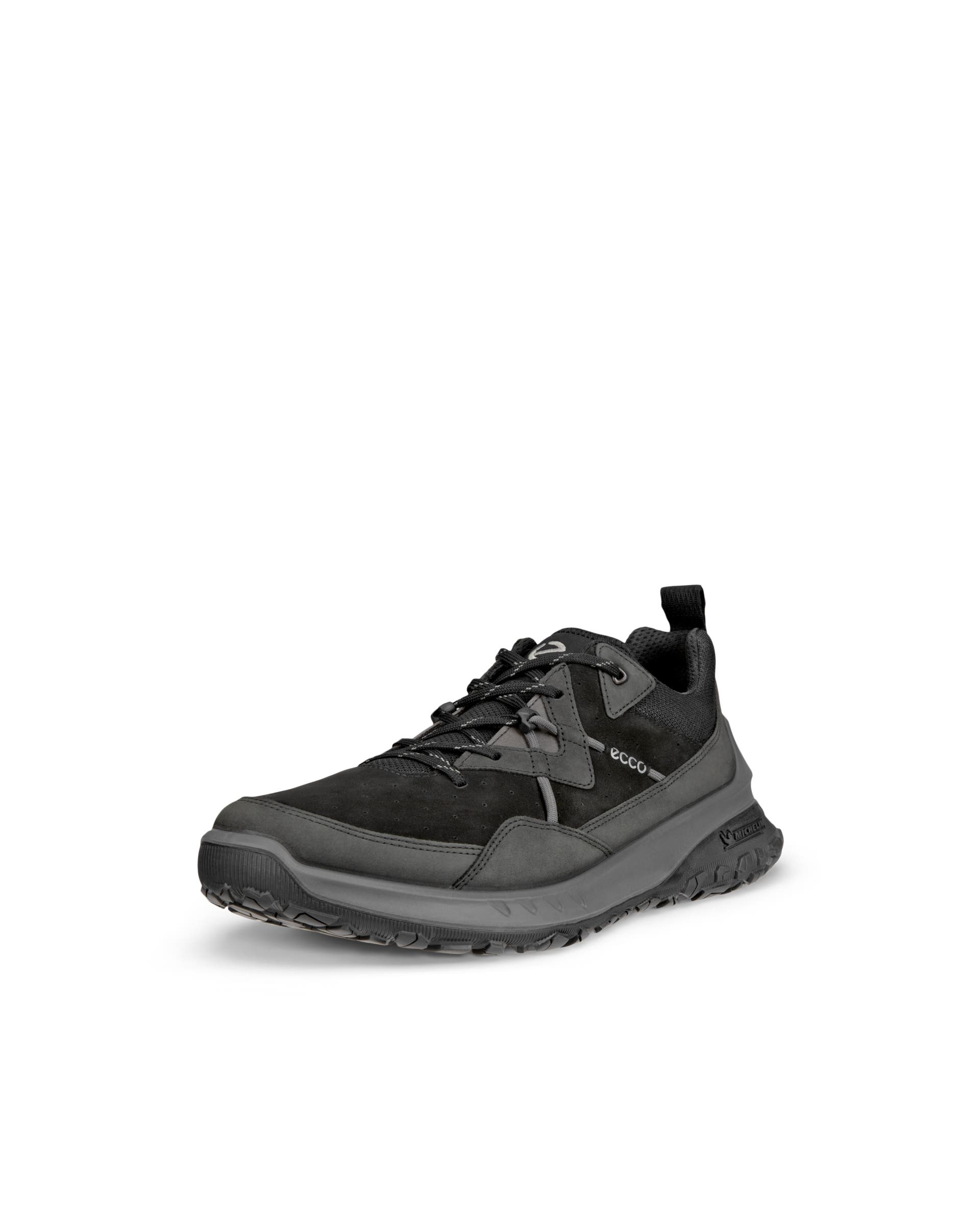 Men's ECCO® ULT-TRN Low Nubuck Hiking Shoe - Black - Main