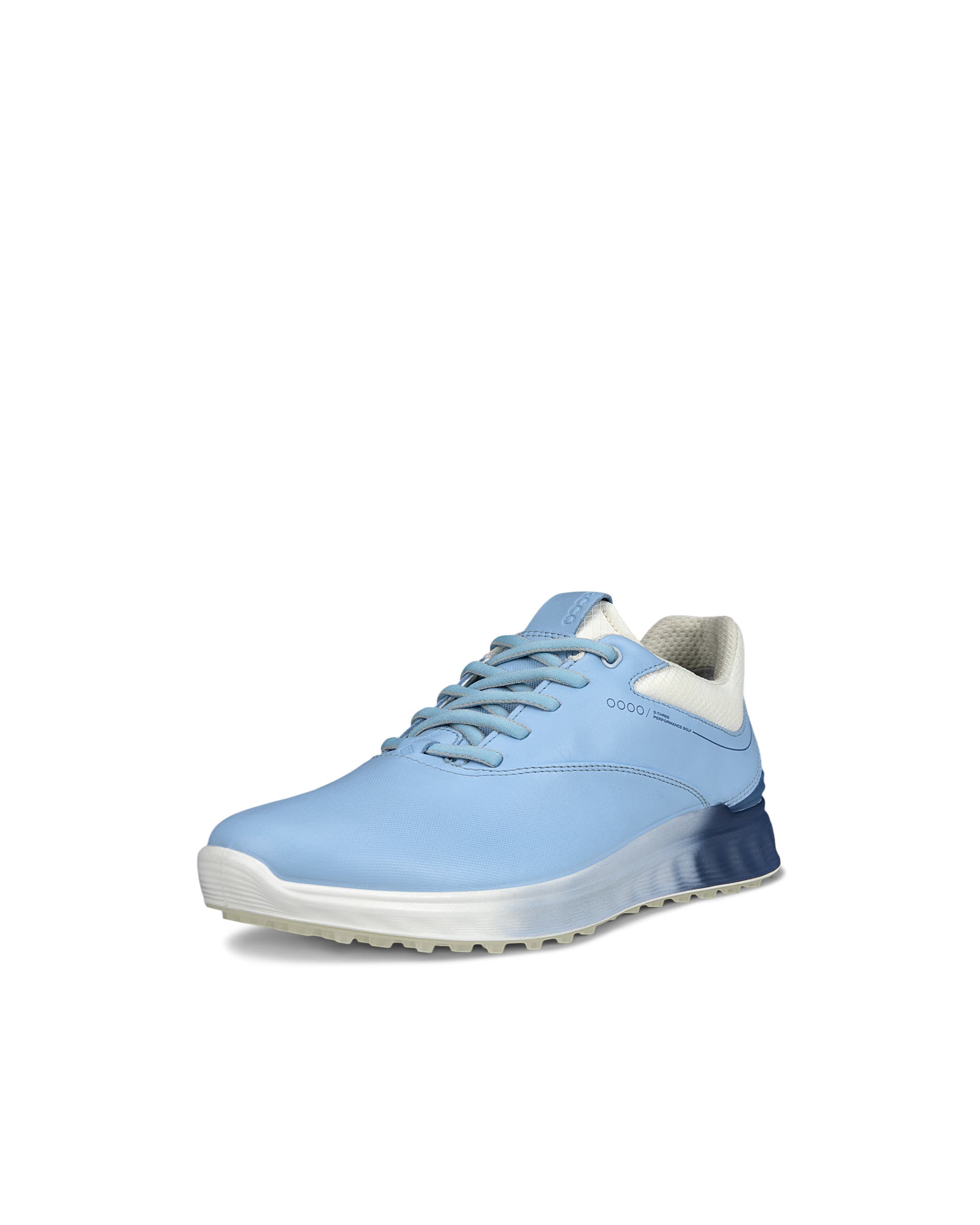 Ladies ECCO® Golf S-Three Leather Gore-Tex Shoe - Blue - Main