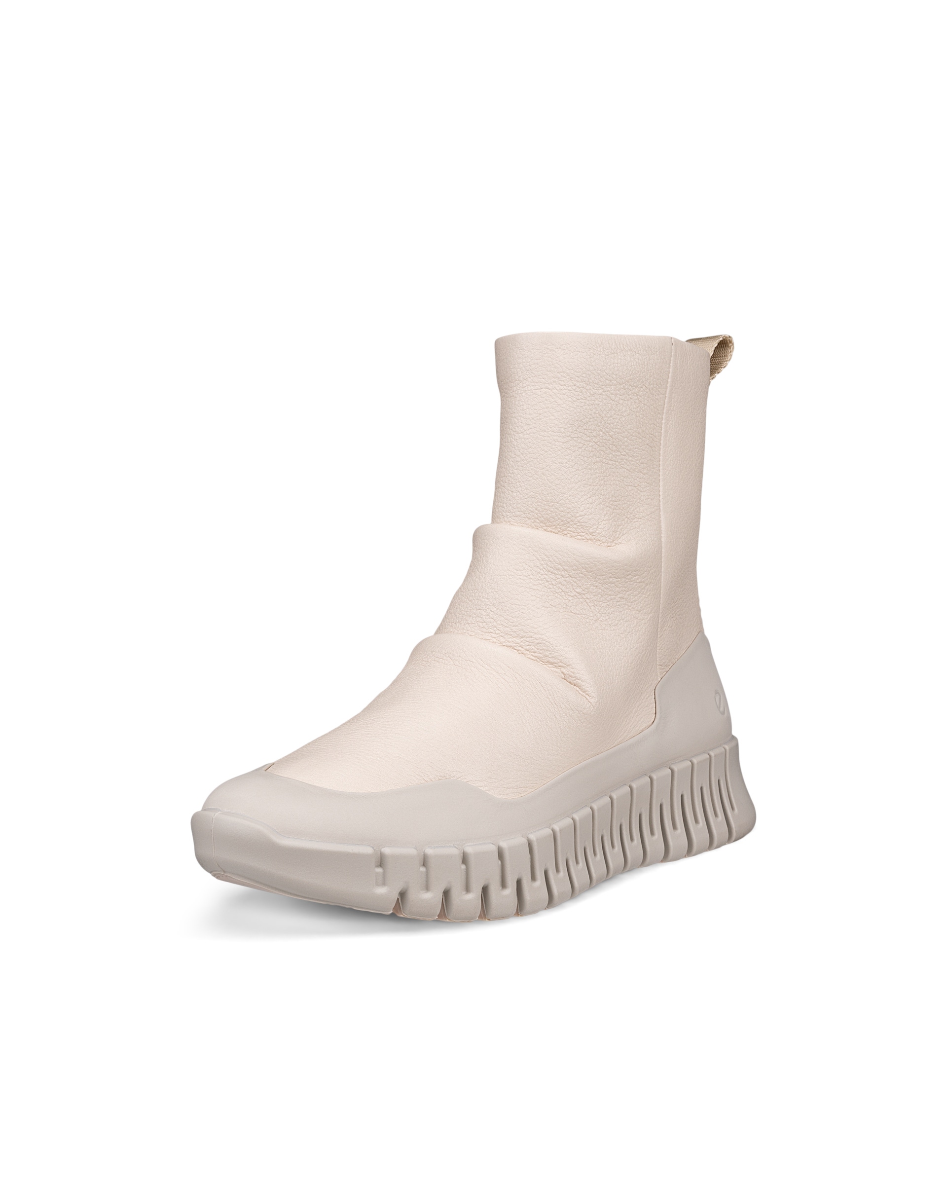 ECCO® Gruuv Dames halfhoge leren laars - Beige - Main