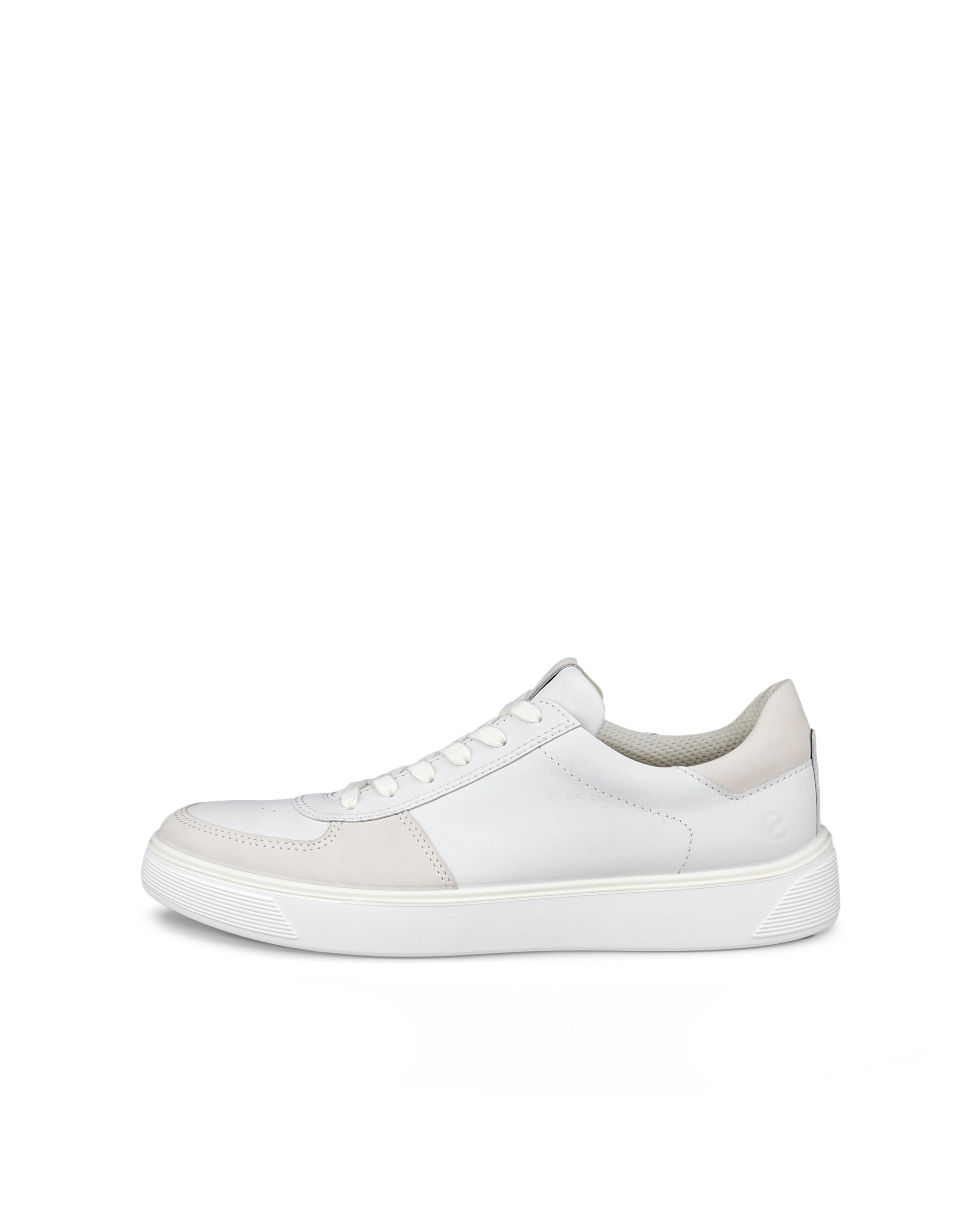 ECCO Men Street Tray Low Dunk Shoes - White