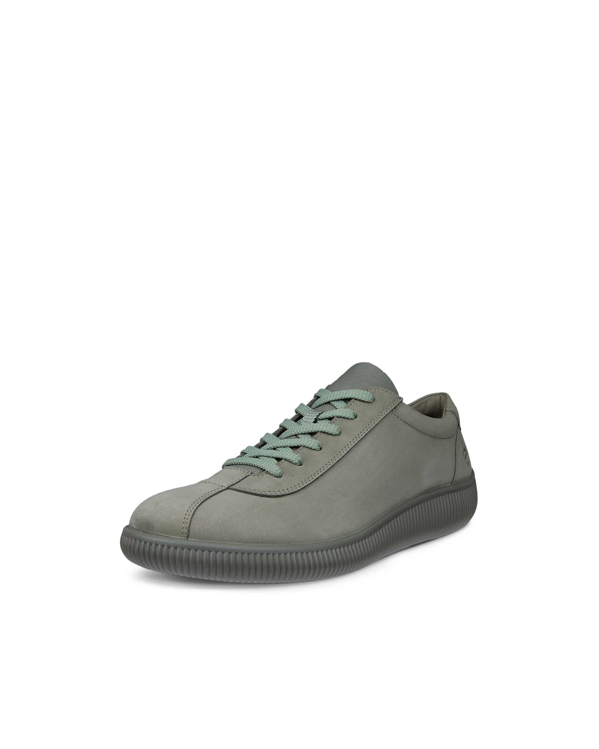 ECCO soft zero MEN メンズ レザースニーカー - グリーン - Main