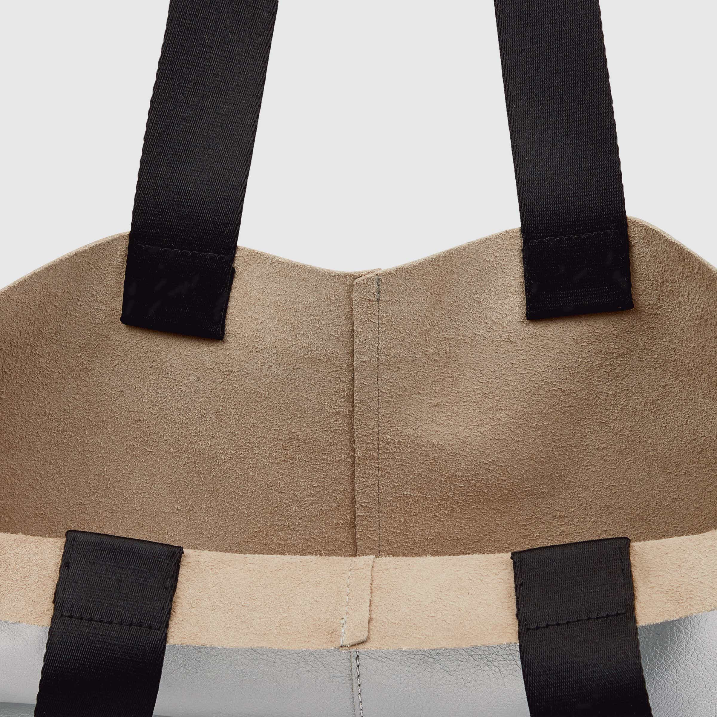 ECCO® Upcycled bőr shopper táska - Többszínű - Inside
