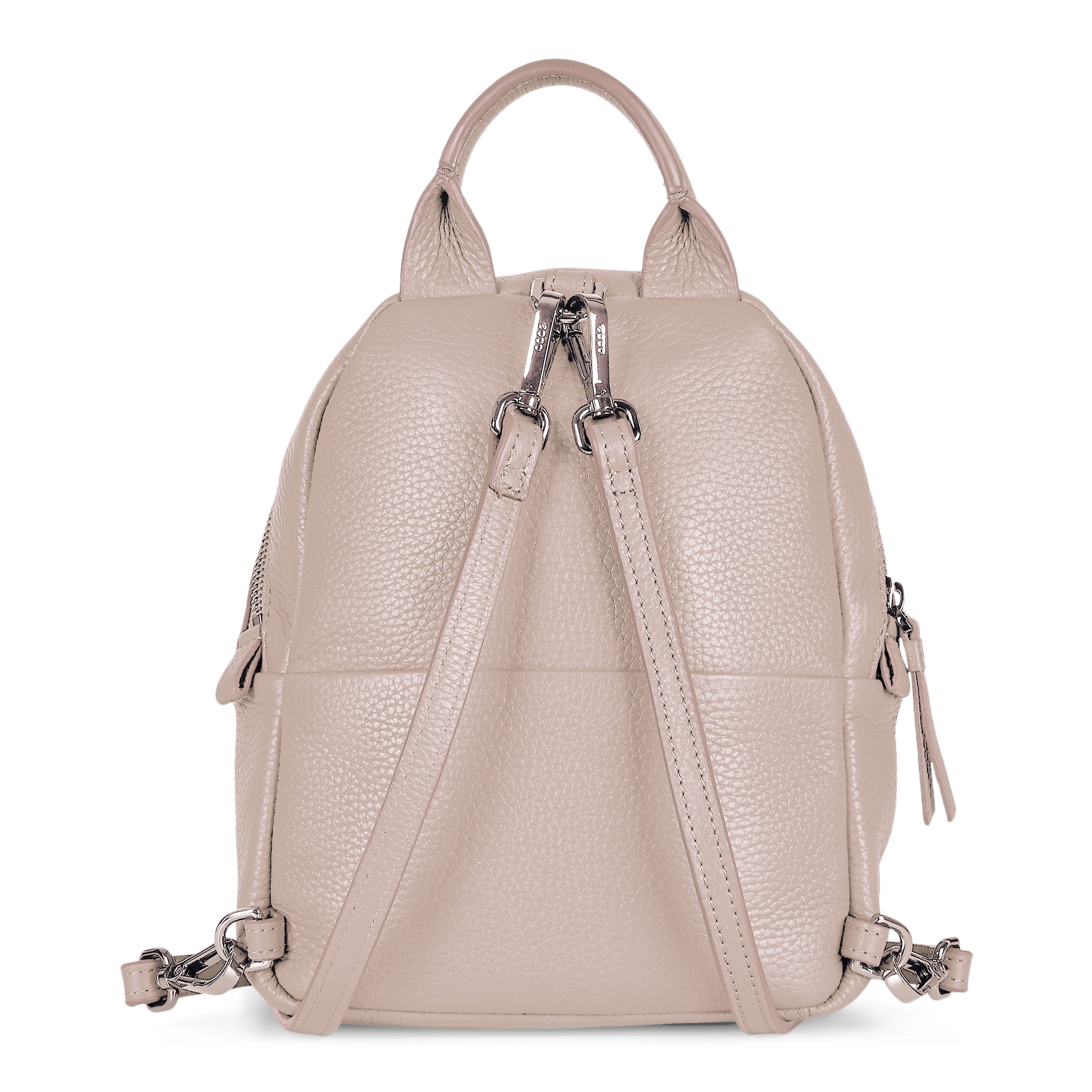 ECCO® SP 3 Mini Leather Backpack - Pink - Back