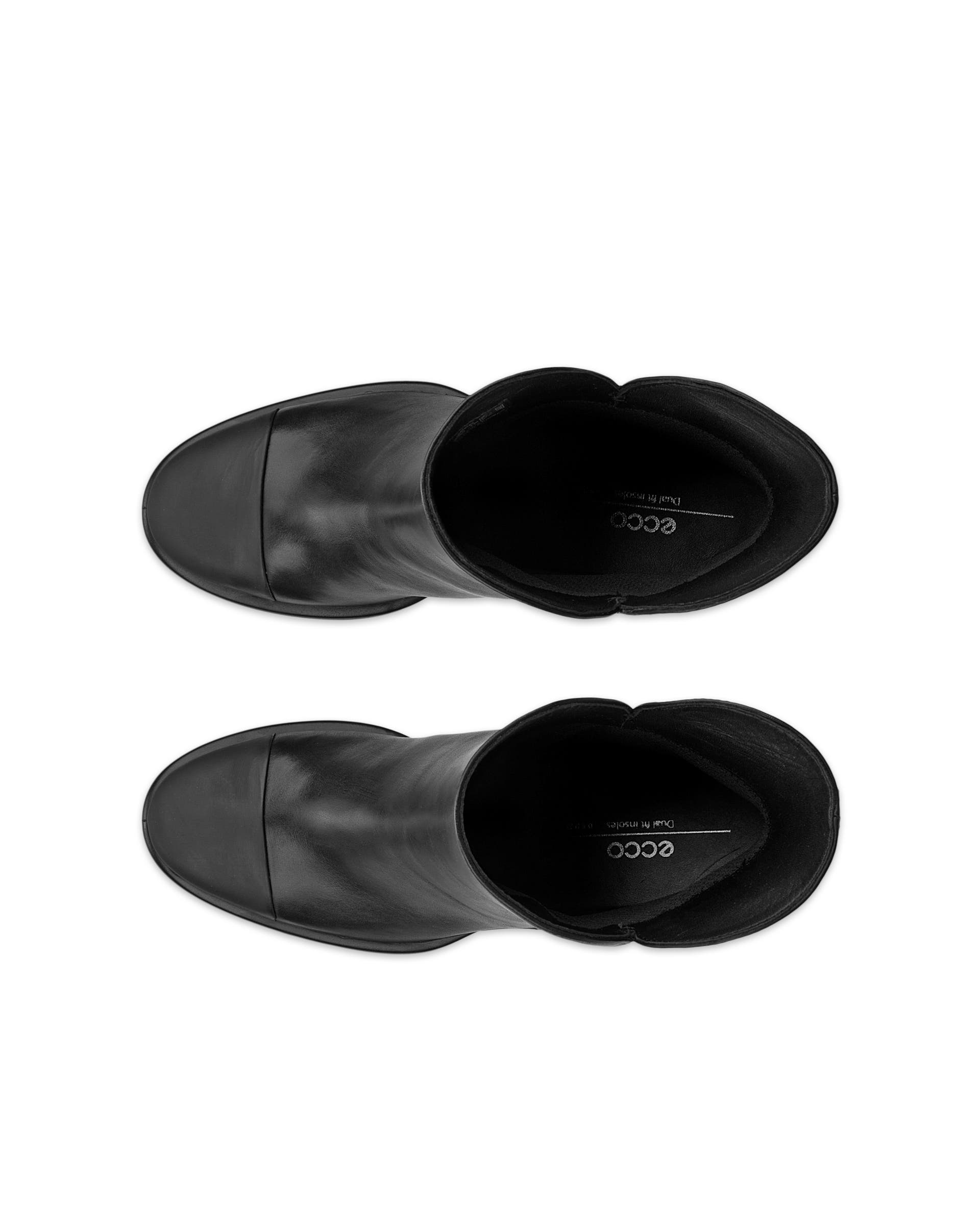 ECCO SCULPTED LX 55 WOMEN ウィメンズ レザーブーツ - ブラック - Top left pair