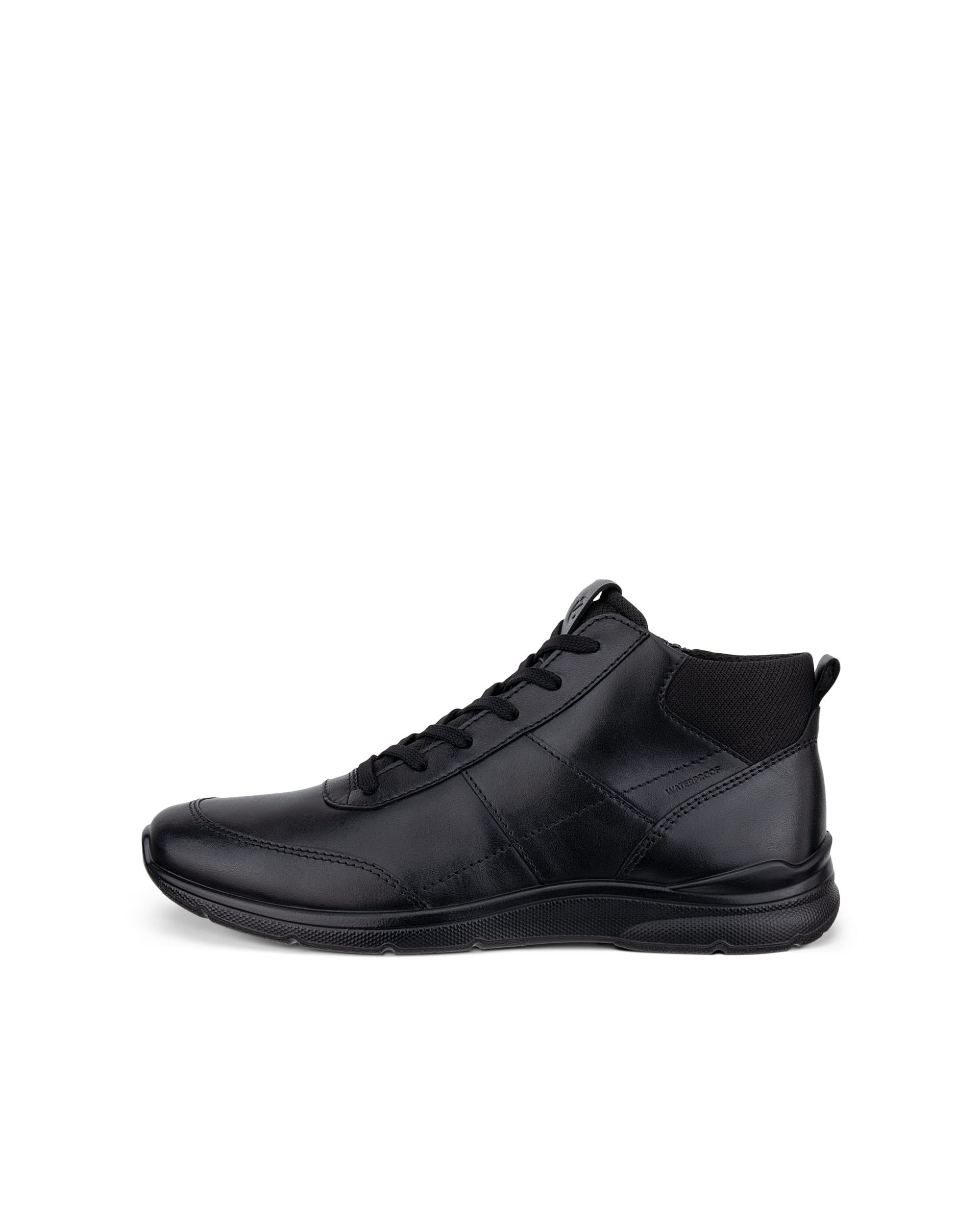 ECCO® IRVING heren waterdichte enkellaars van nubuck - Zwart - Outside