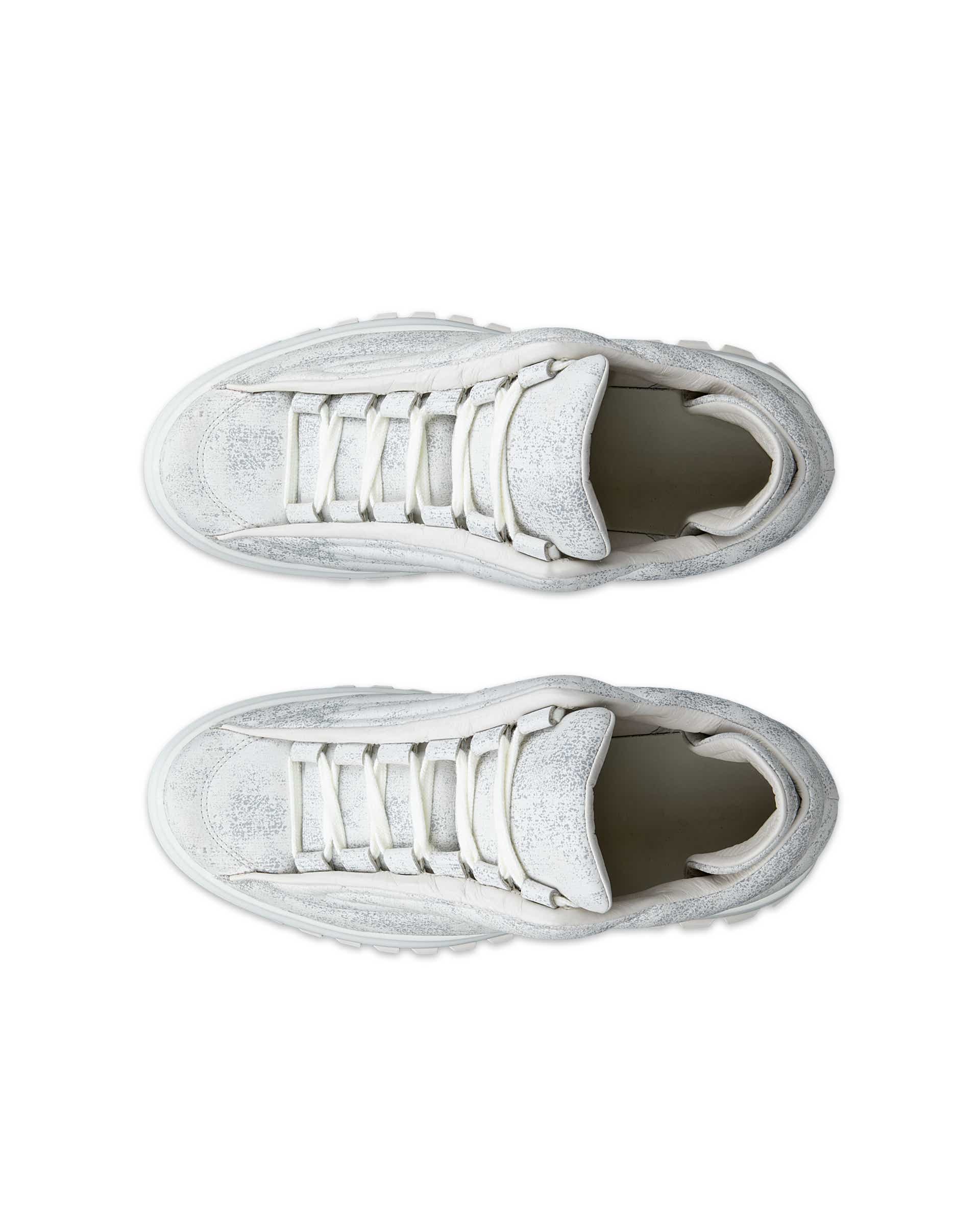 ECCO STREET ACE RAL7000 MENS メンズ ヌバックスニーカー - ホワイト - Top left pair
