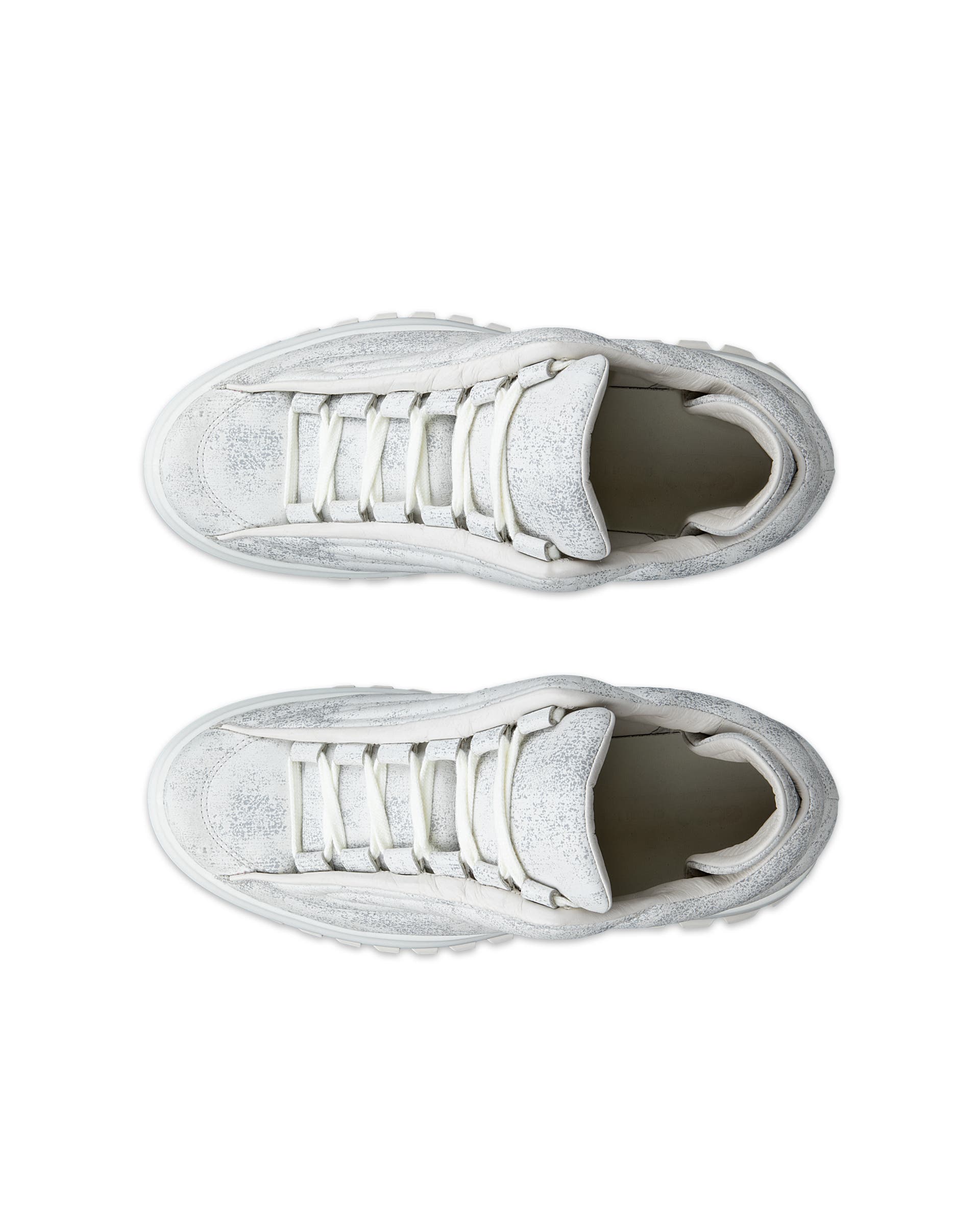 ECCO STREET ACE RAL7000 MENS メンズ ヌバックスニーカー - ホワイト - Top left pair