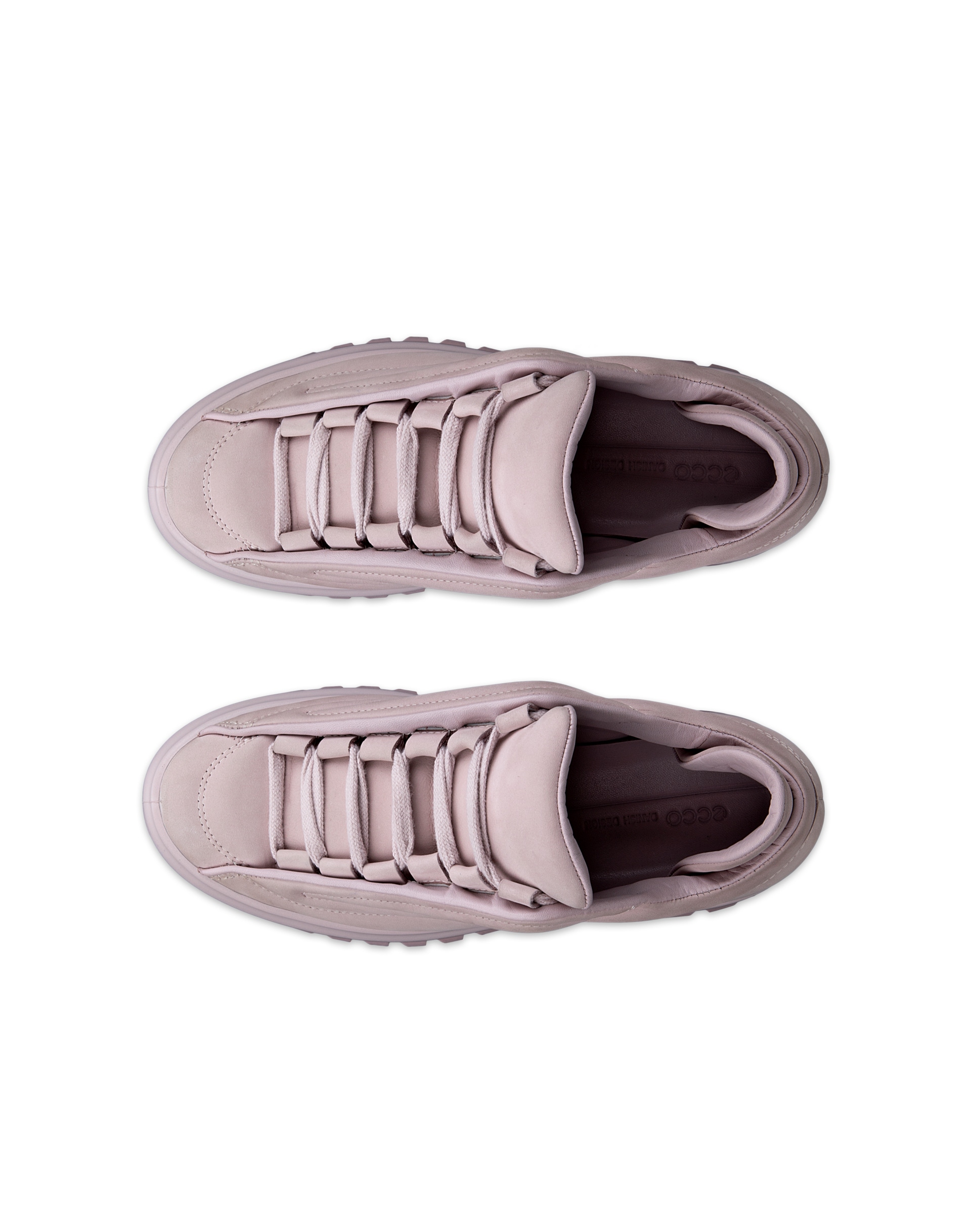 ECCO STREET ACE RAL7000 WOMENS ウィメンズ ヌバックスニーカー - パープル - Top left pair
