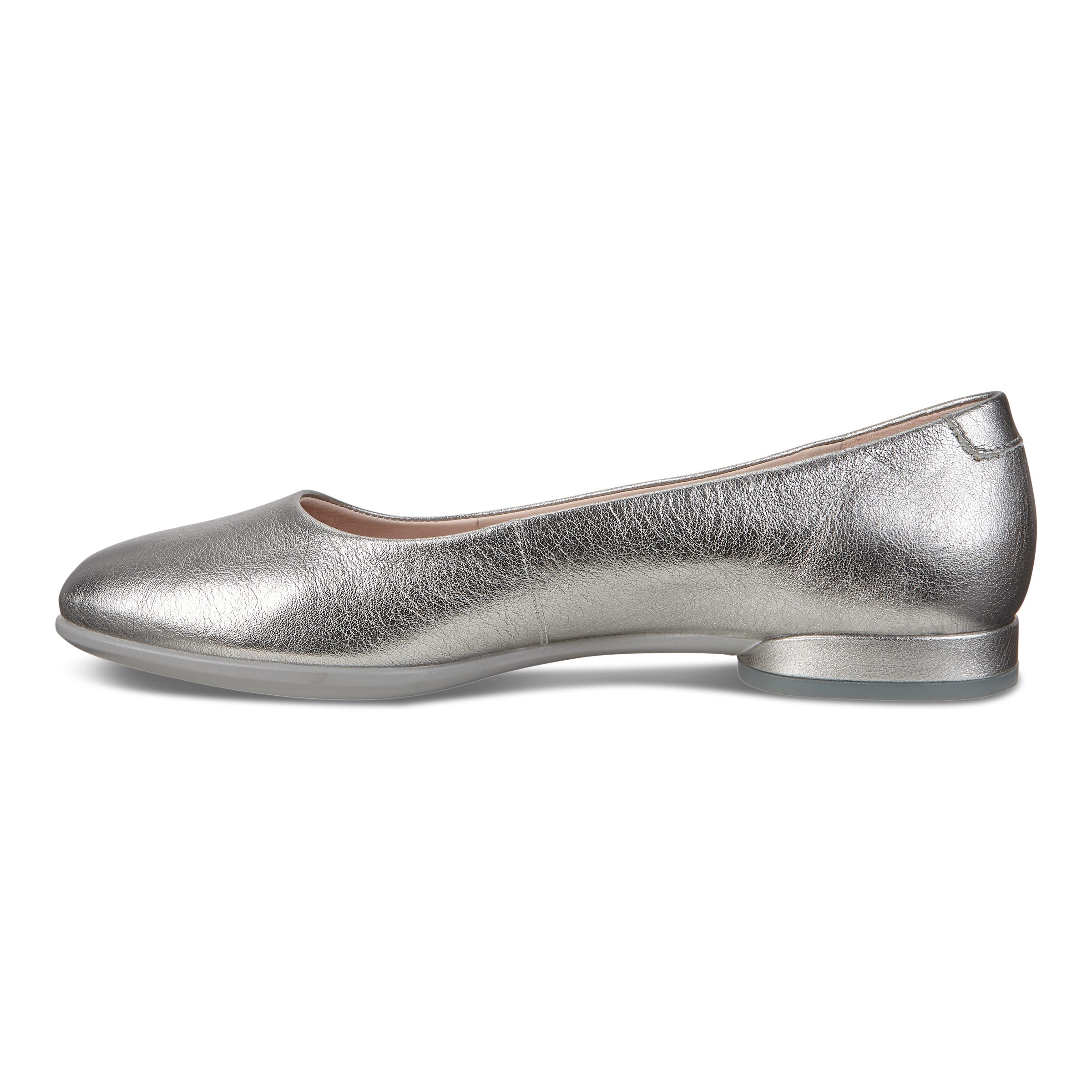 ECCO Women's Anine Ballerina Shoes - Metallics - Inside