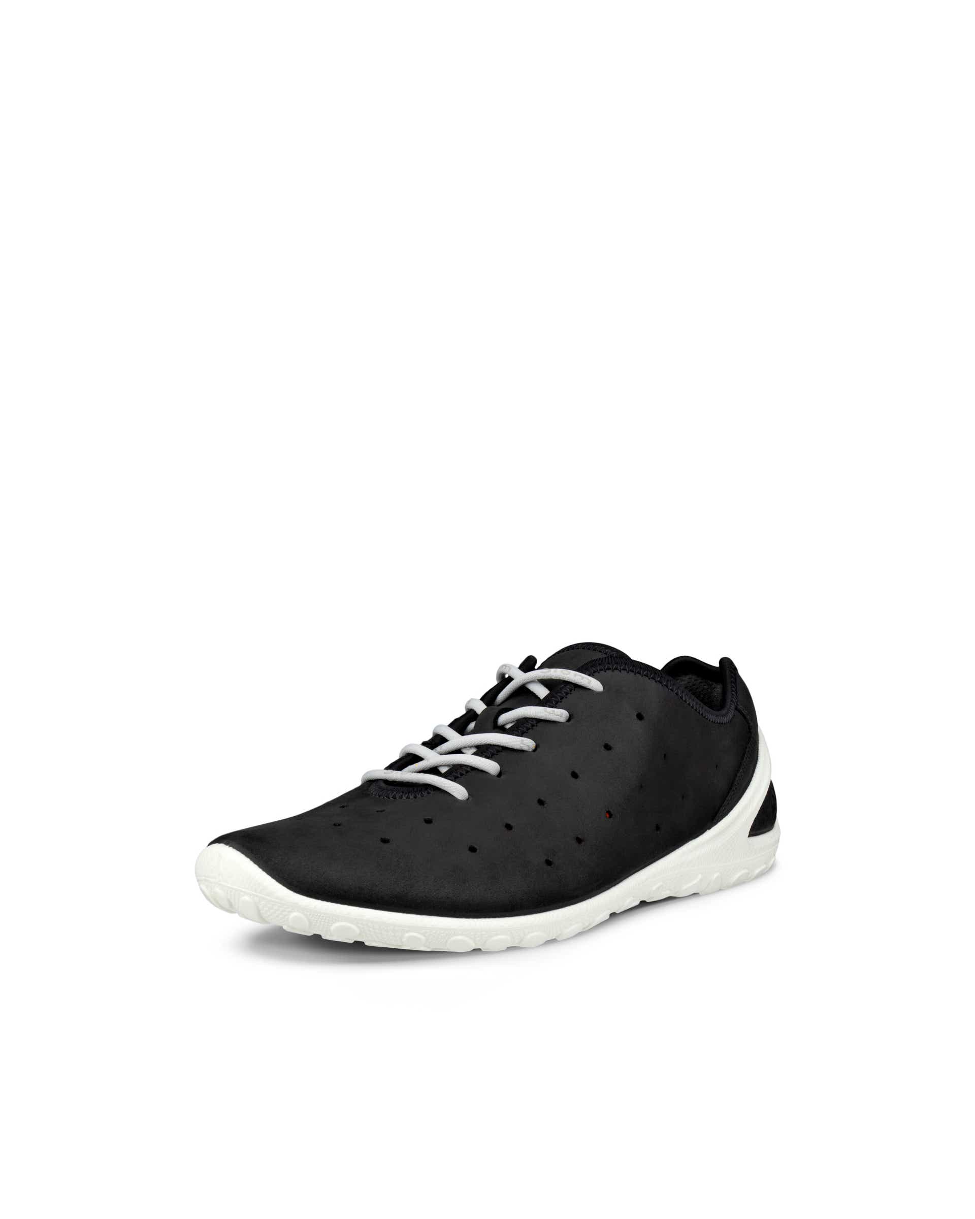 Męskie sznurowane buty z nubuku ECCO® BIOM EVERYDAY - Czarny - Main