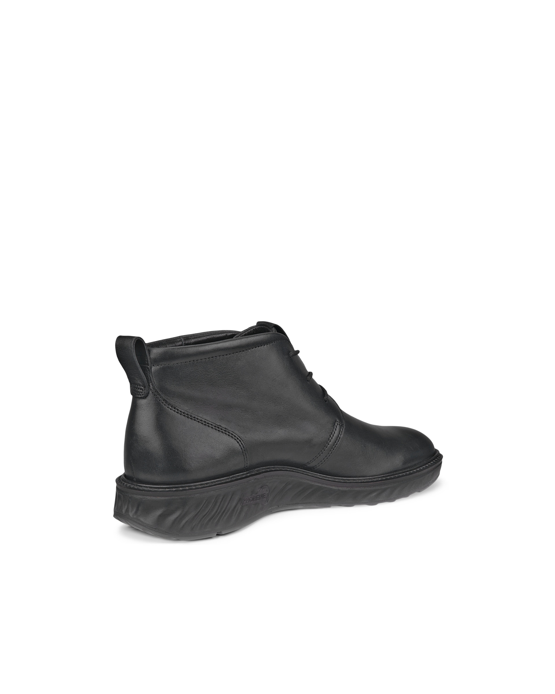 Men's ECCO® ST.1 Hybrid Leather Gore-Tex Chukka Boot - Black - Back