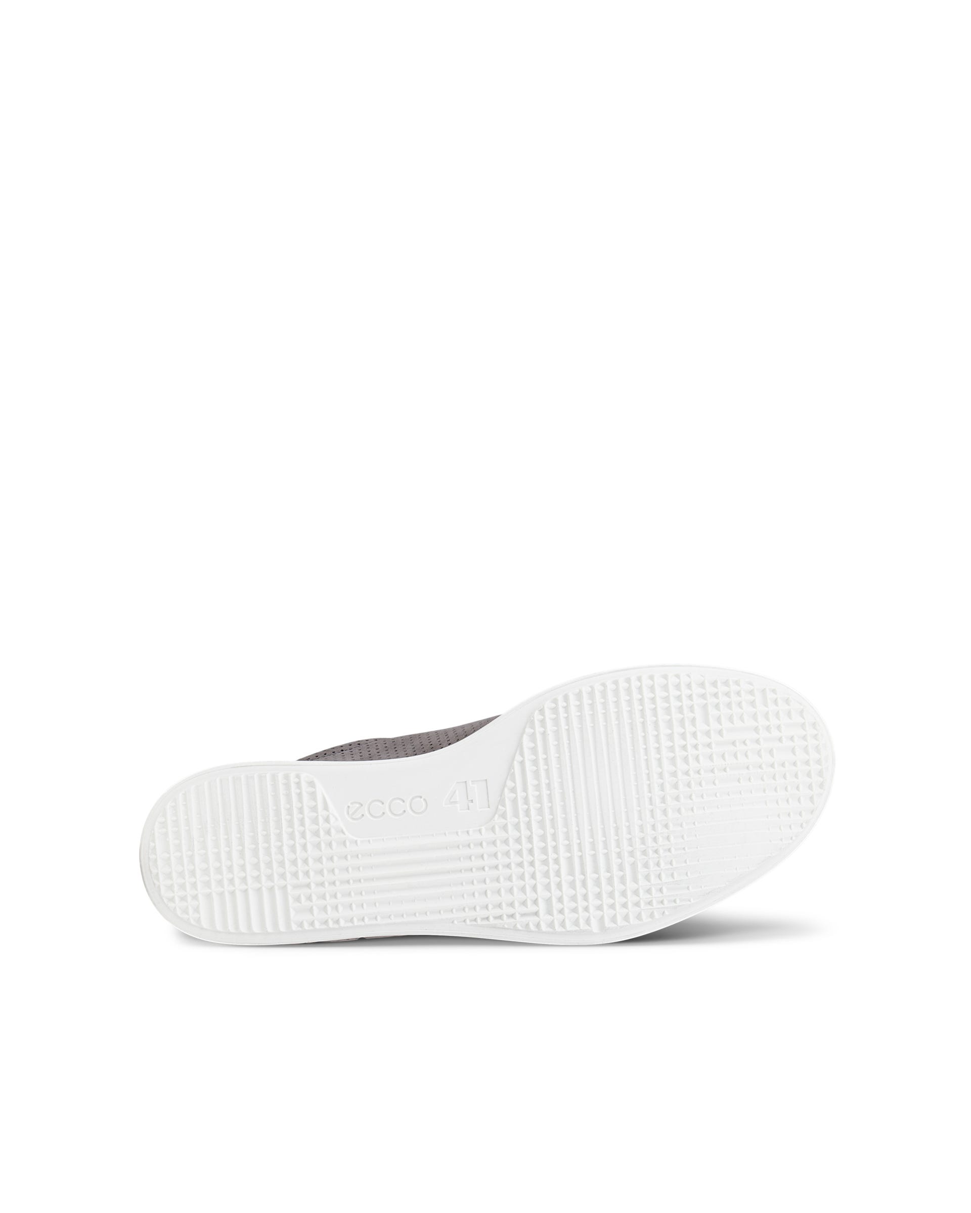 Męskie sznurowane buty z nubuku ECCO® TRAVEL - Szary - Outside