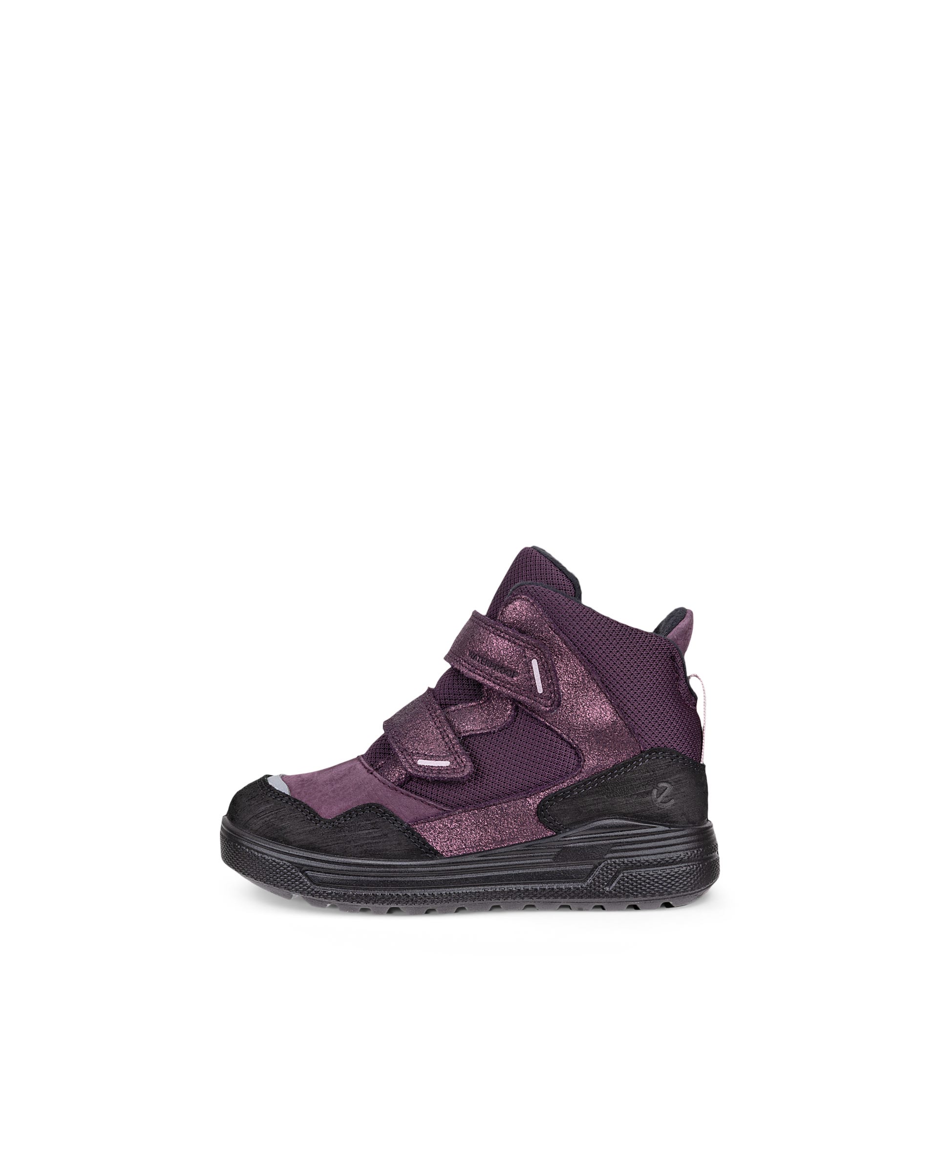 ECCO® URBAN SNOWBOARDER vinterstøvle i vandtæt i tekstil til børn - Lilla - Outside