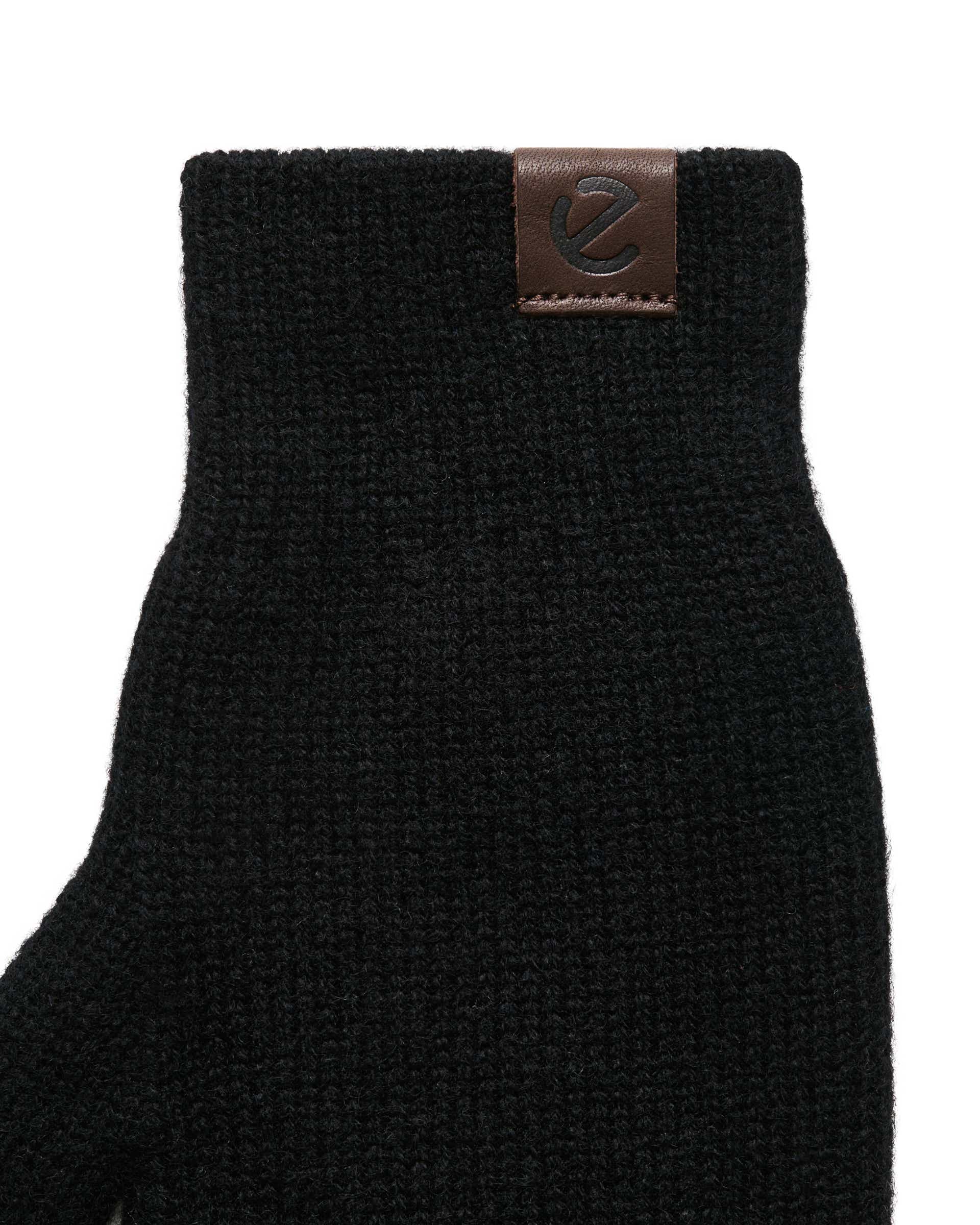 Women's ECCO® Mittens - Black - Detail-1
