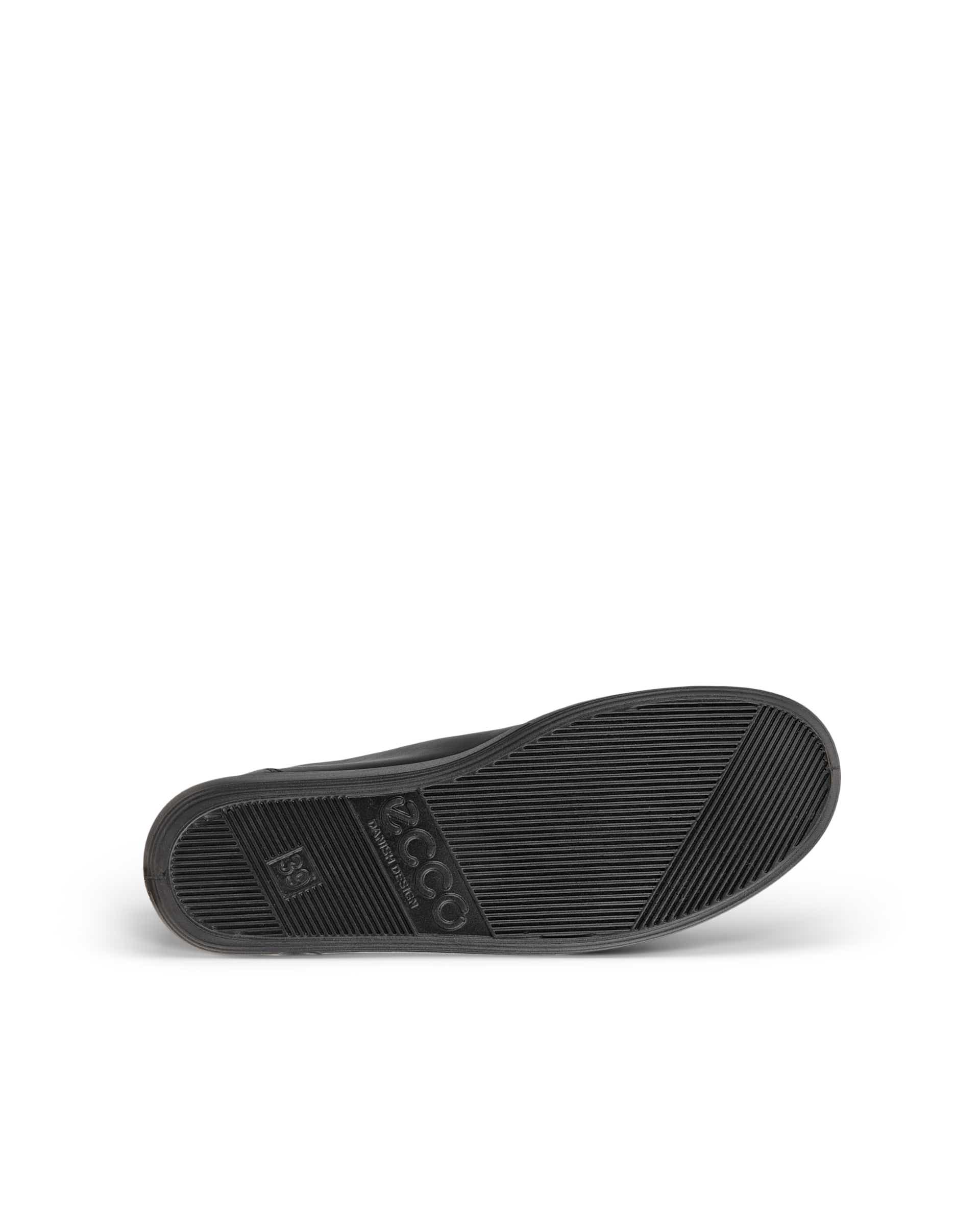 ECCO SOFT 2.0 LACE SHOE - Black - Sole