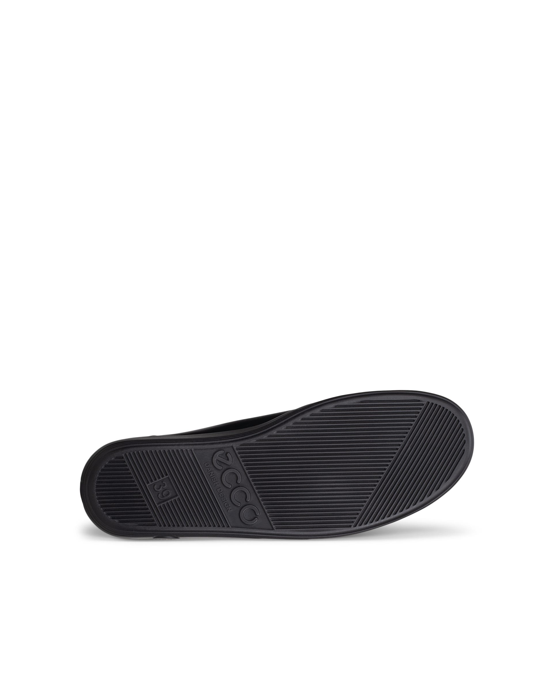 ECCO SOFT 2.0 LACE SHOE - Black - Outside