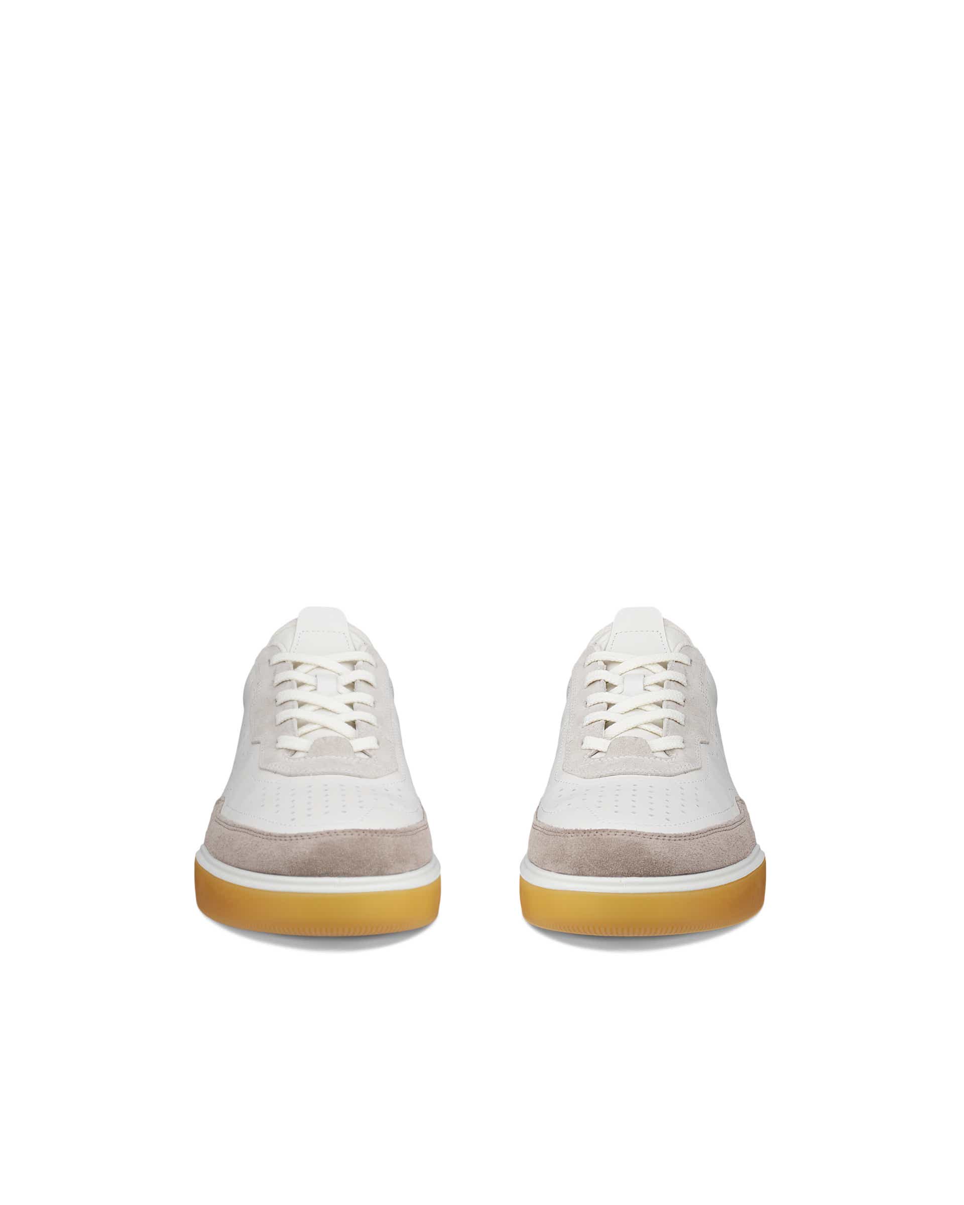 ECCO® STREET COURT Herren Ledersneaker - Braun - Front pair