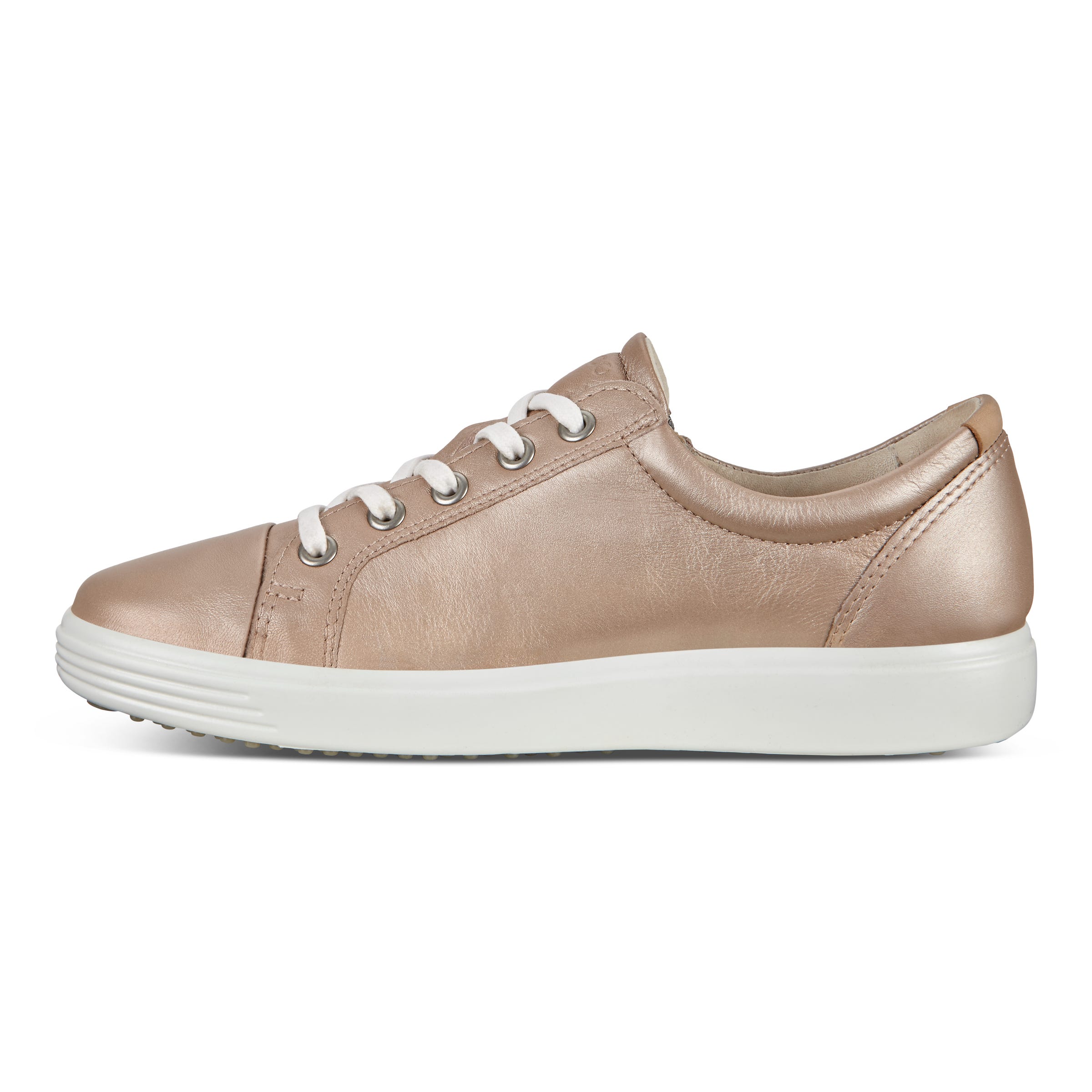 ECCO Women's Soft 7 Side Zip Sneakers - Metallics - Inside