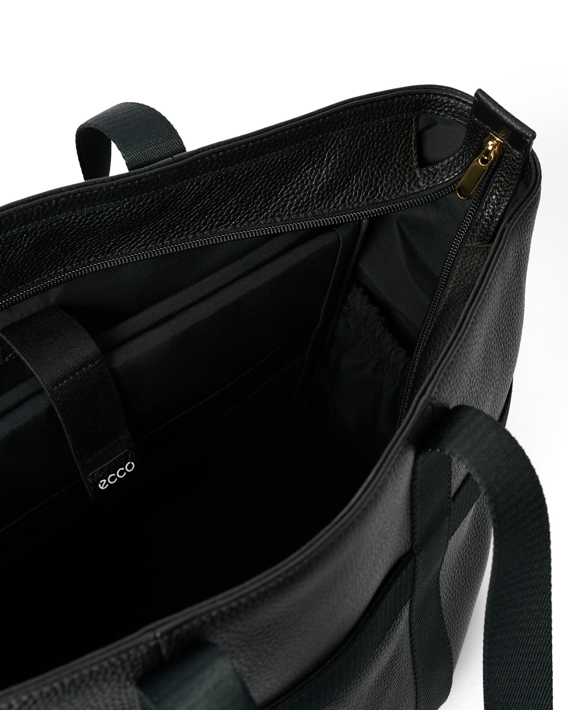 Mala tote couro ECCO® - Preto - Inside