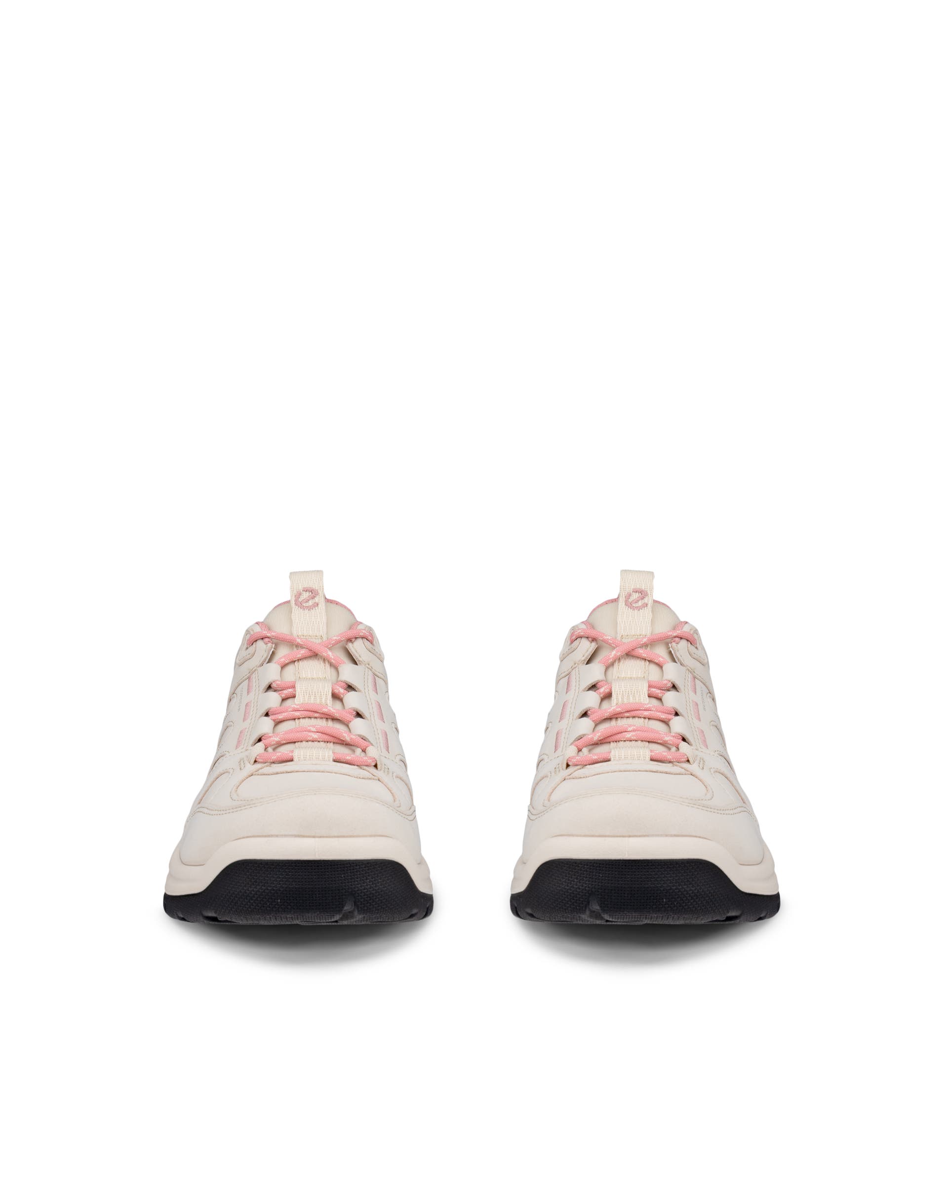 Women's ECCO® Offroad Nubuck Outdoor Waterproof Shoe - Beige - Front pair