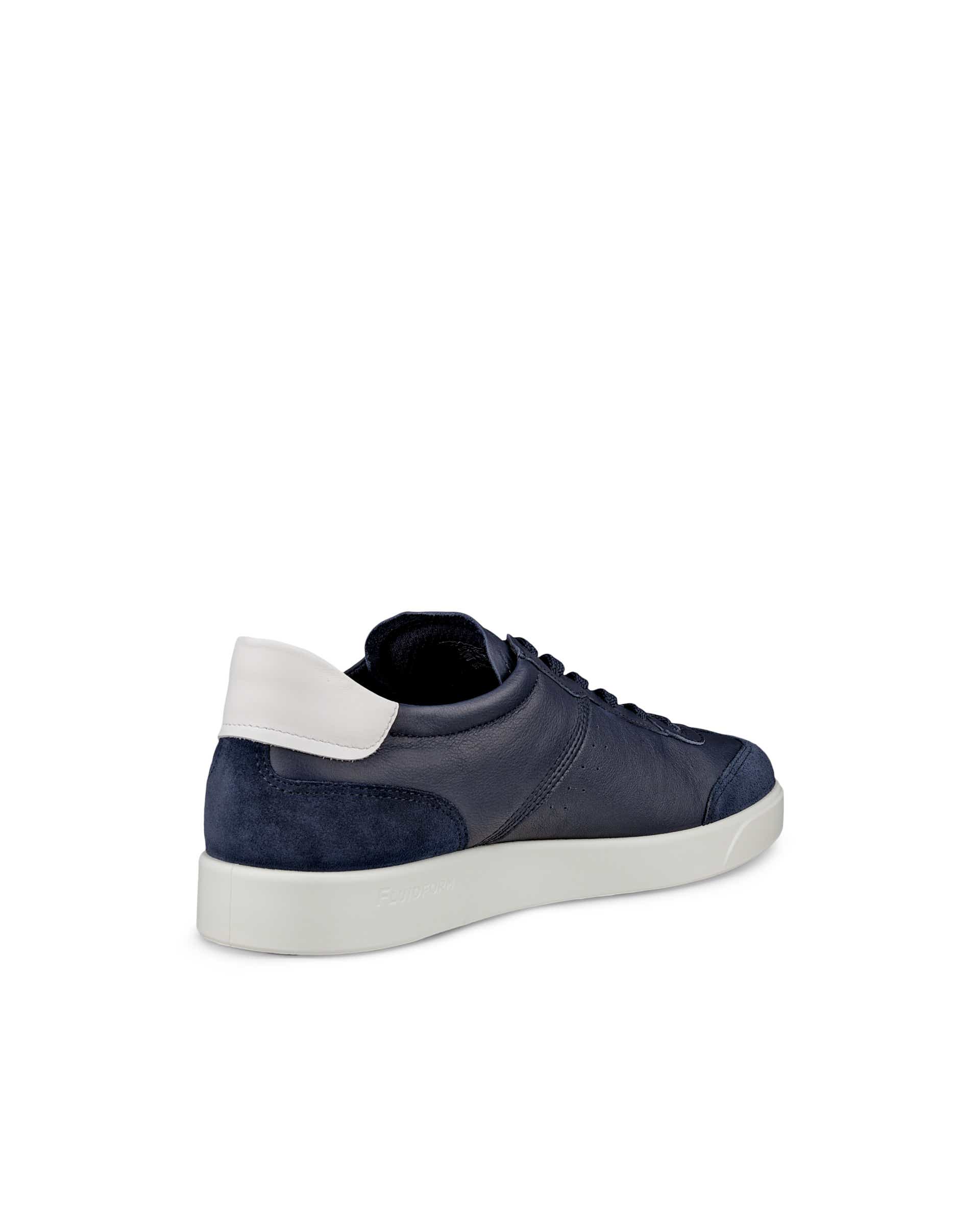 Pánské kožené tenisky ECCO® STREET LITE - Modrá - Back