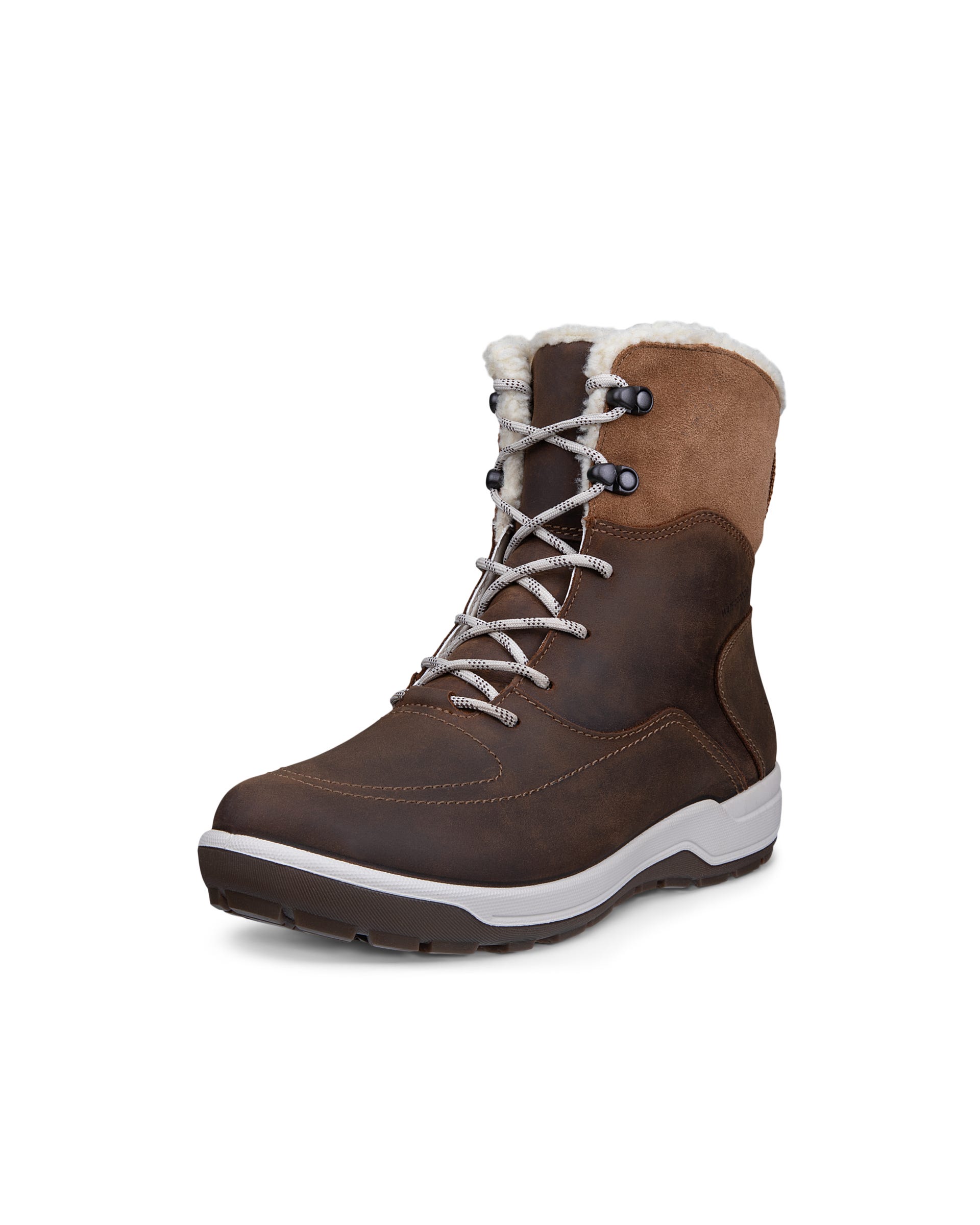 Women's ECCO® Trace Lite Waterproof Oiled Nubuck Boot - Brown - Main