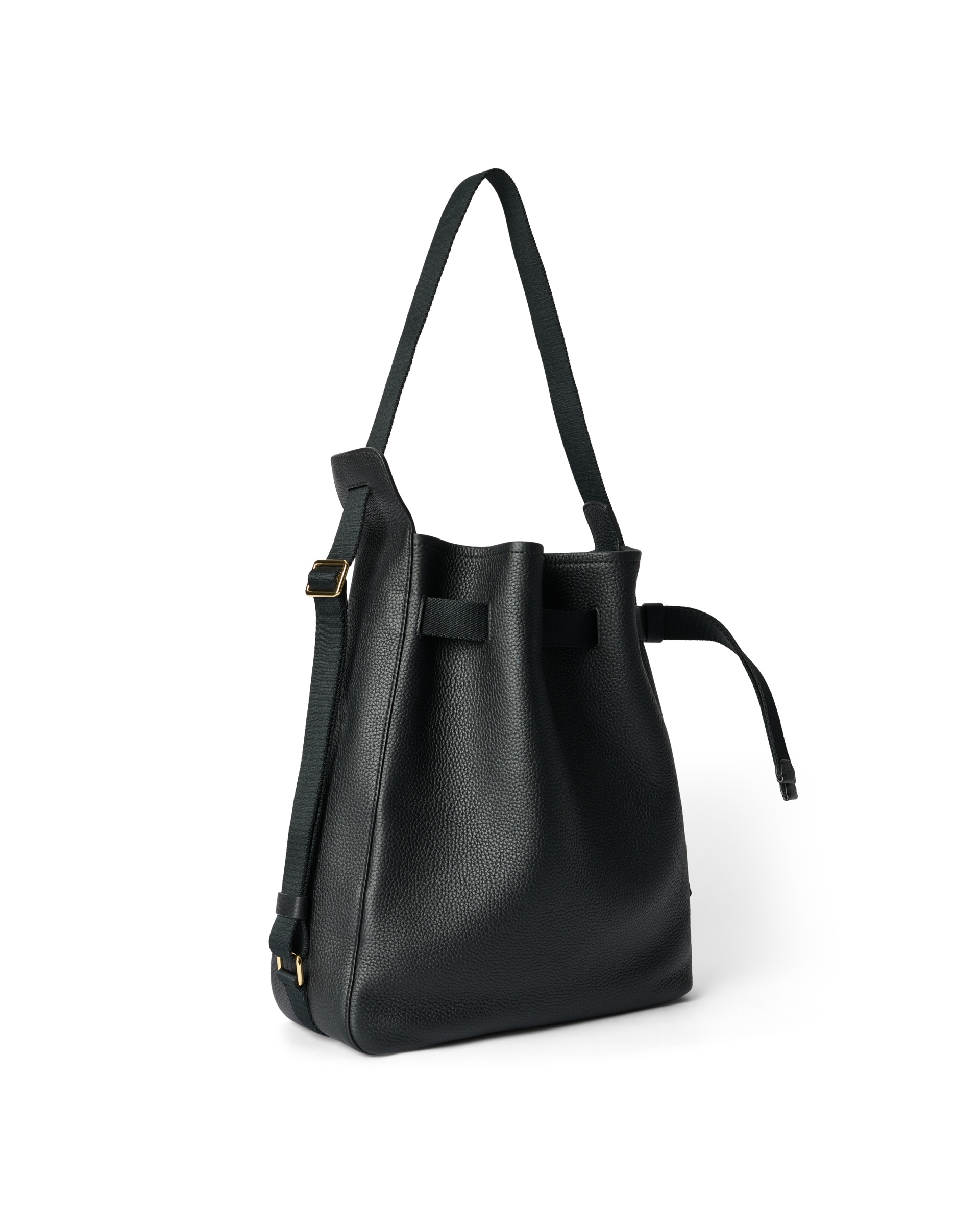 ECCO® Sail Sac hobo en cuir - Noir - Back