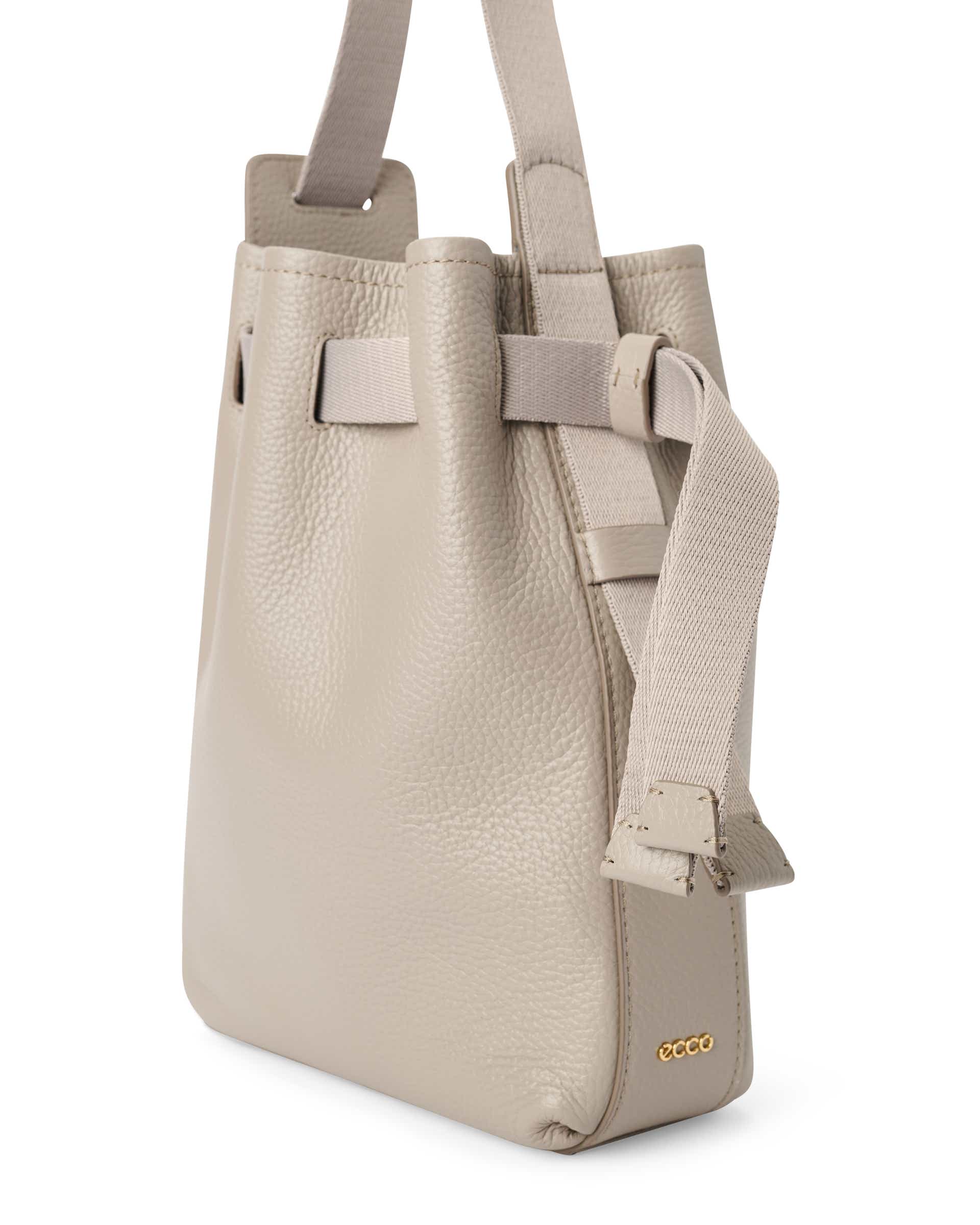 ECCO® Sail Bag kožna torba hobo - Bež - Detail-2