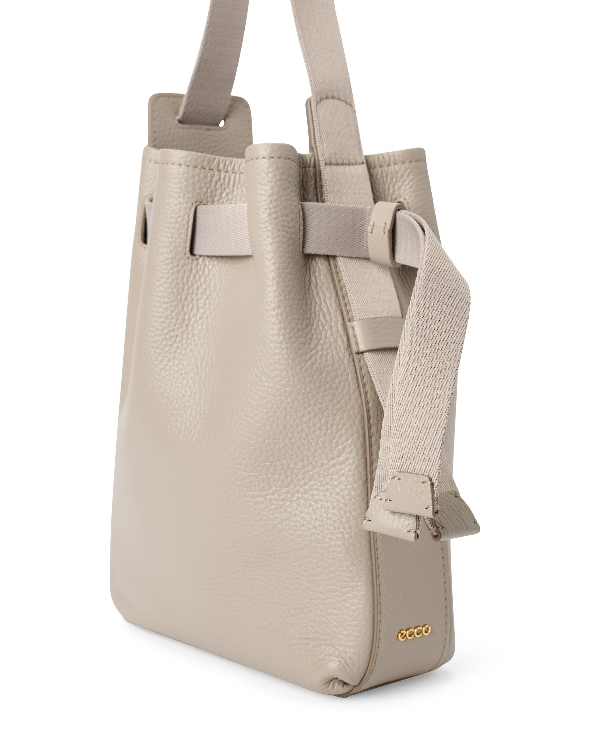 ECCO® Sail Bag sac hobo en cuir - Beige - Detail-2