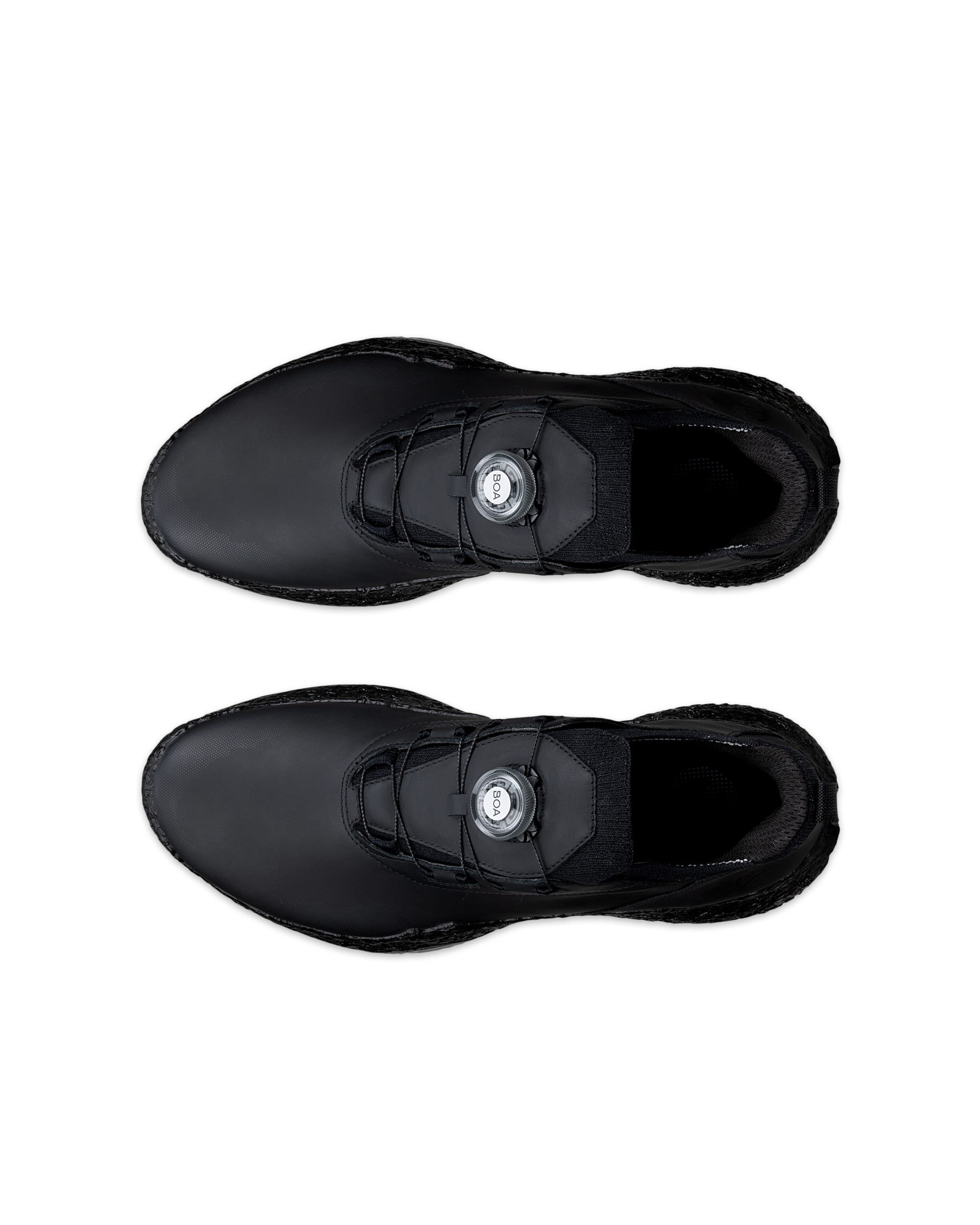 Zapatos golf impermeable de piel ECCO® GOLF BIOM H5 para hombre - Negro - Top left pair