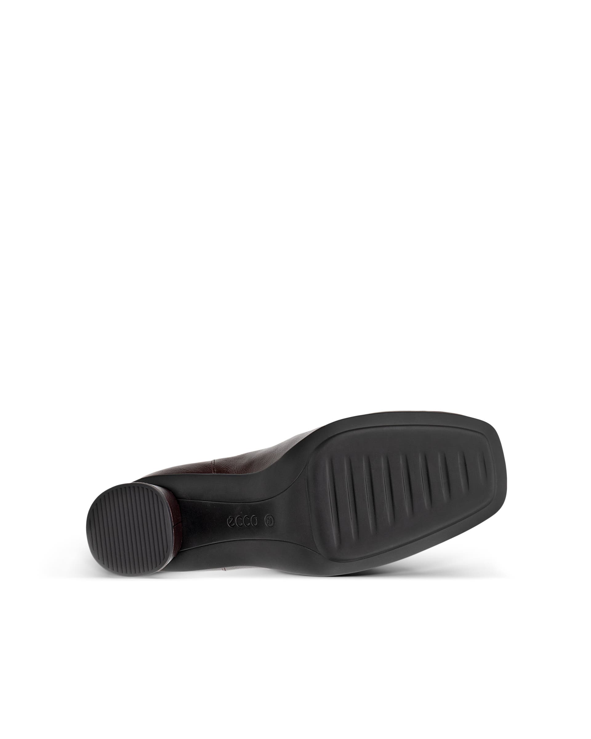 Women's ECCO® Sculpted Alba 65 Leather Chelsea Heel Boot - Brown - Sole