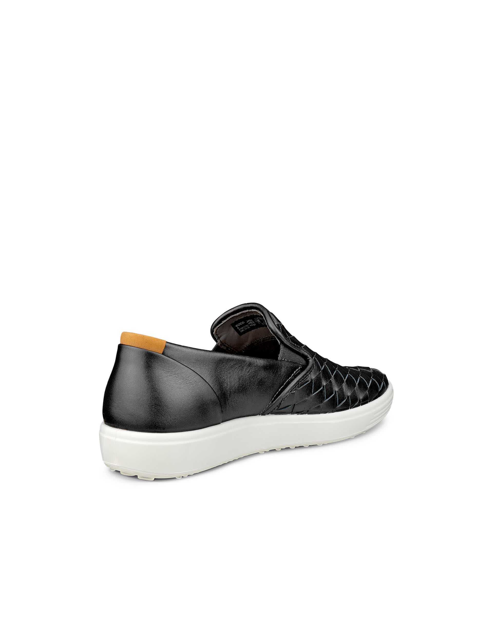 ECCO SOFT 7 W WOVEN SLIP ON - Metallics - Back