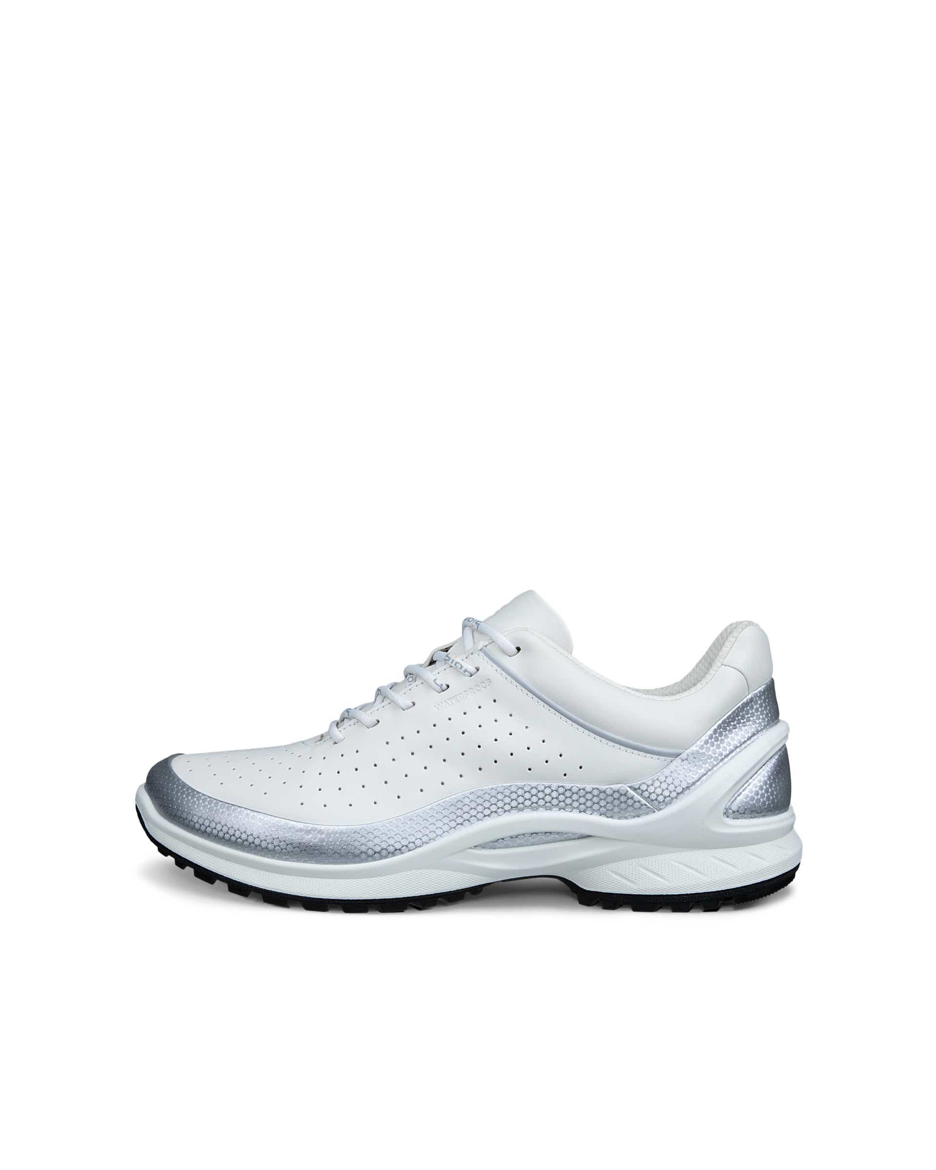 Women's ECCO® BIOM ENERGI Leather Trainer - White - Outside