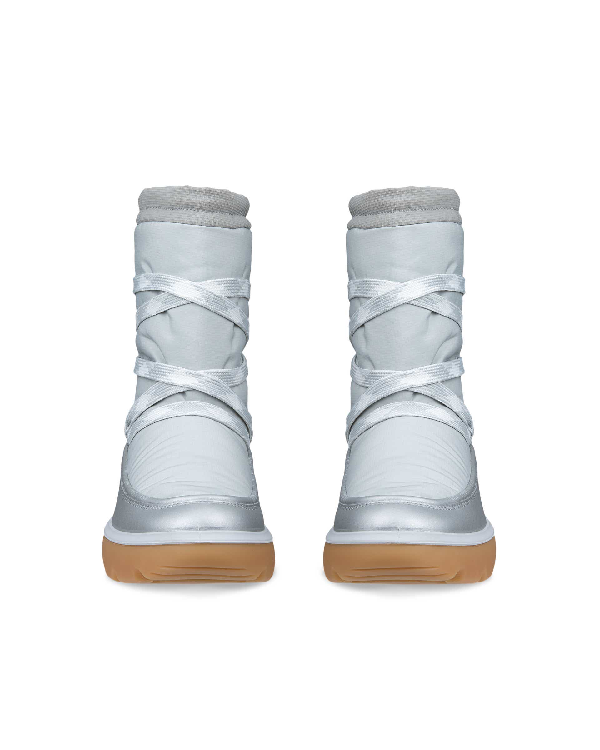 Women's ECCO® GLACIA Textile Gore-Tex Winter Boot - Gray - Front pair