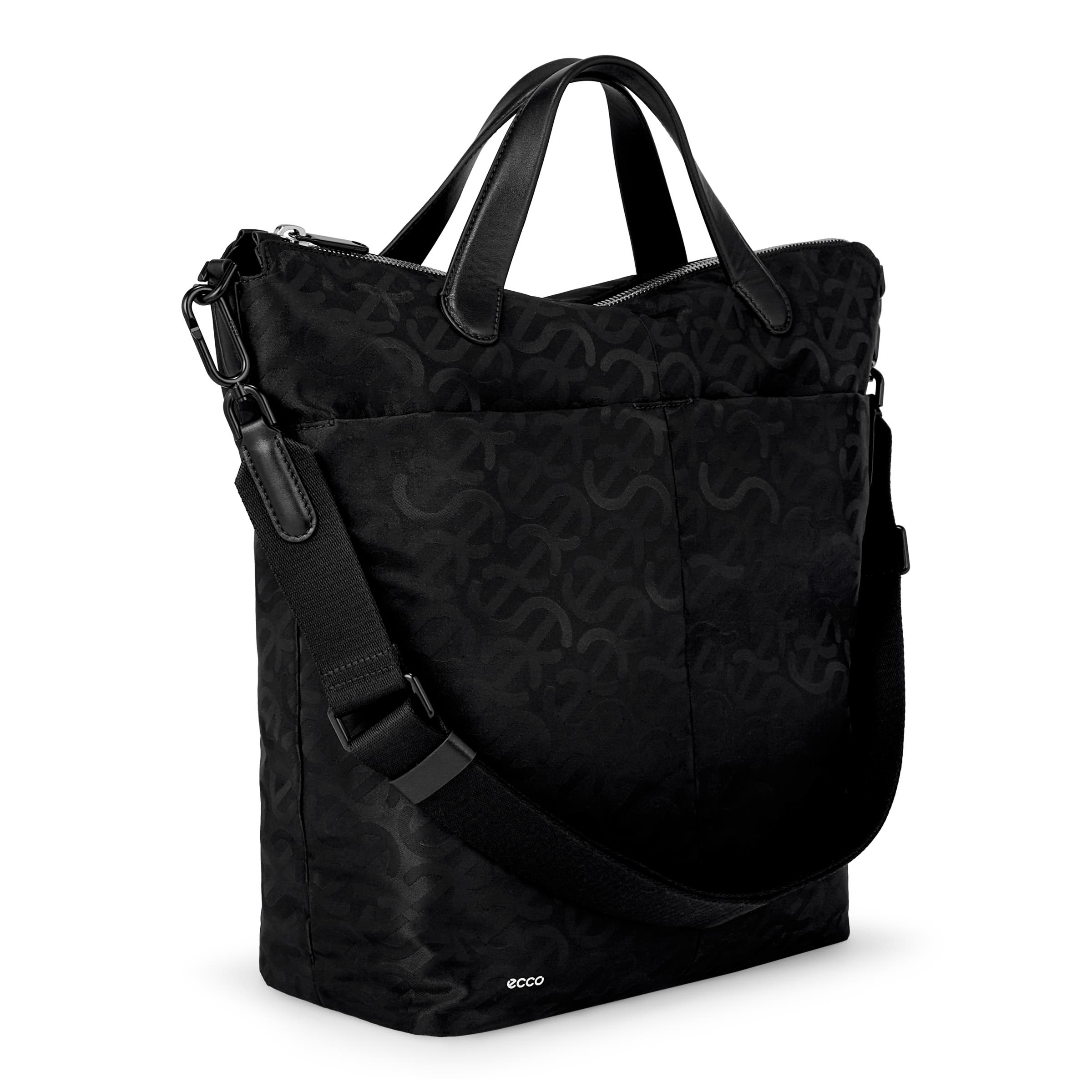 ECCO® Wave Leather Tote Bag - Black - Main