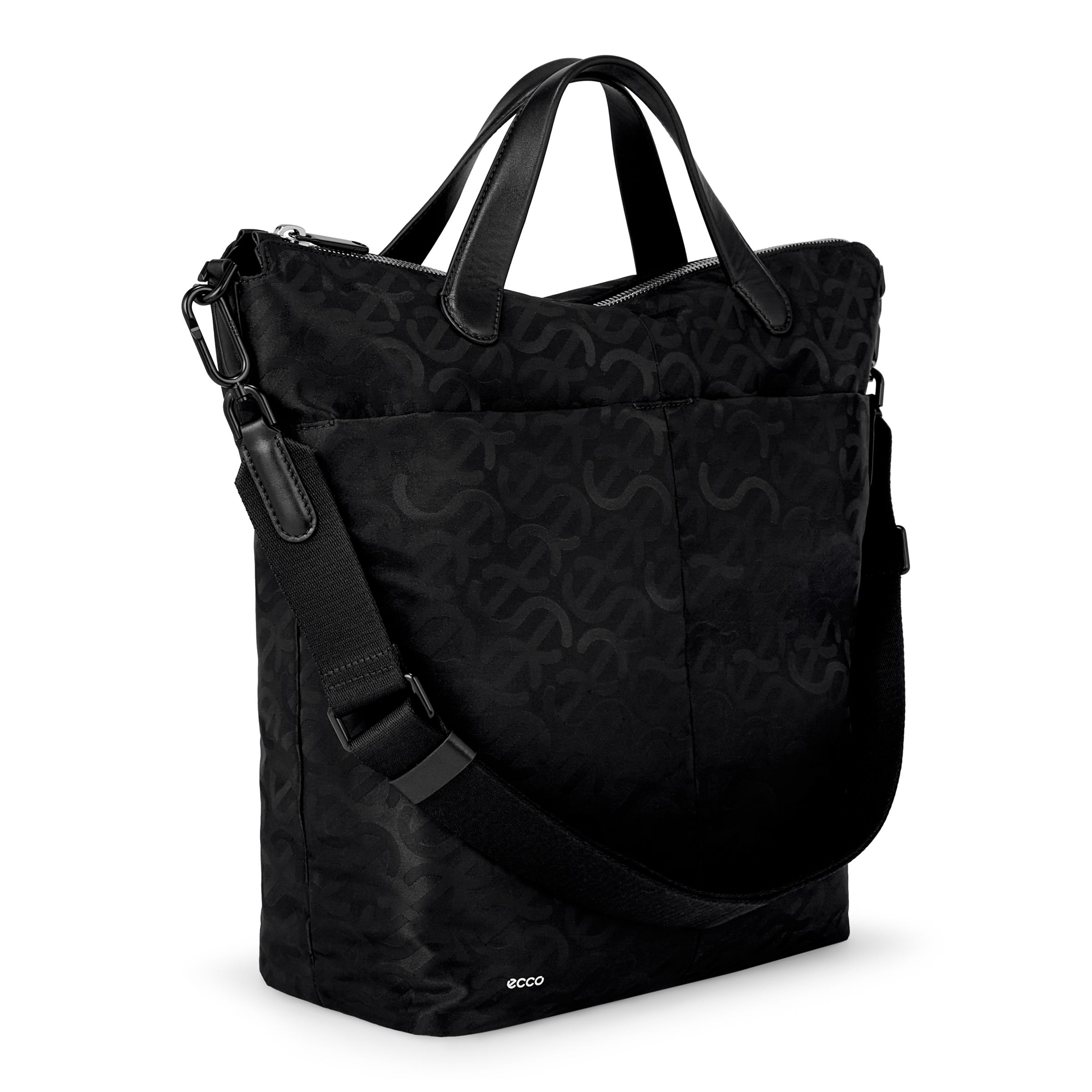 ECCO® Wave Leather Tote Bag - Black - Main