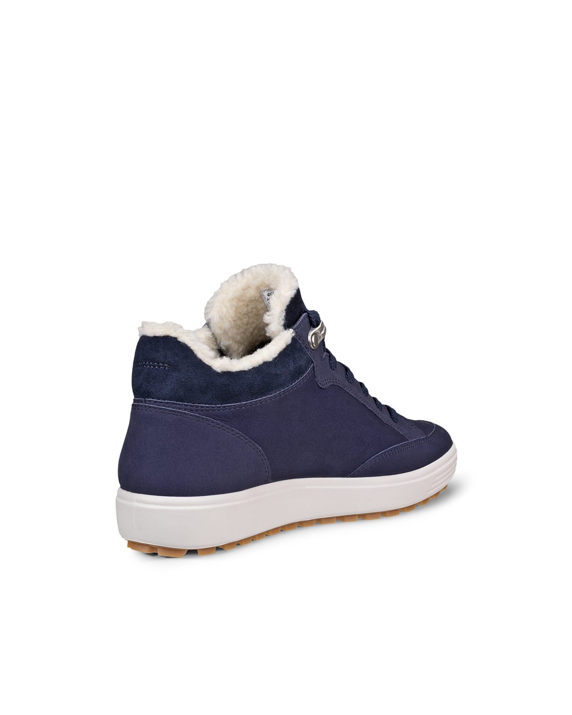 Women's ECCO® SOFT 7 TRED Nubuck Gore-Tex Mid-Cut Boot - Blue - Outside