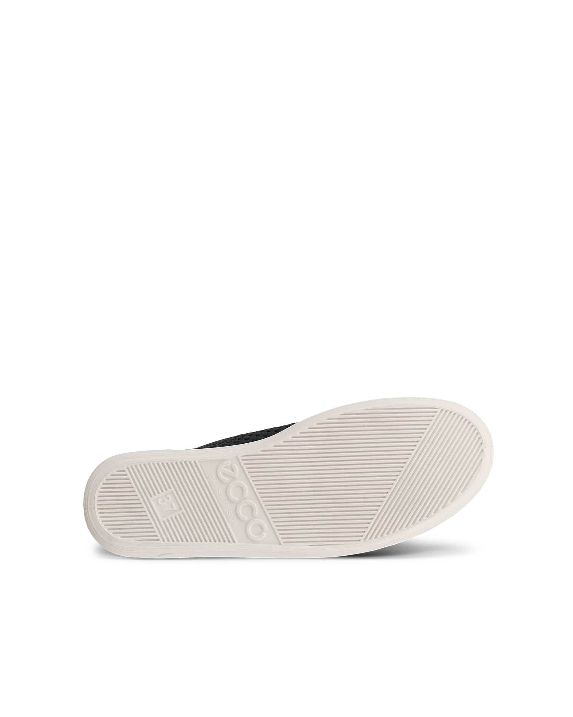 ECCO® Soft 2.0 chaussures toile sans lacet pour femme - Noir - Sole