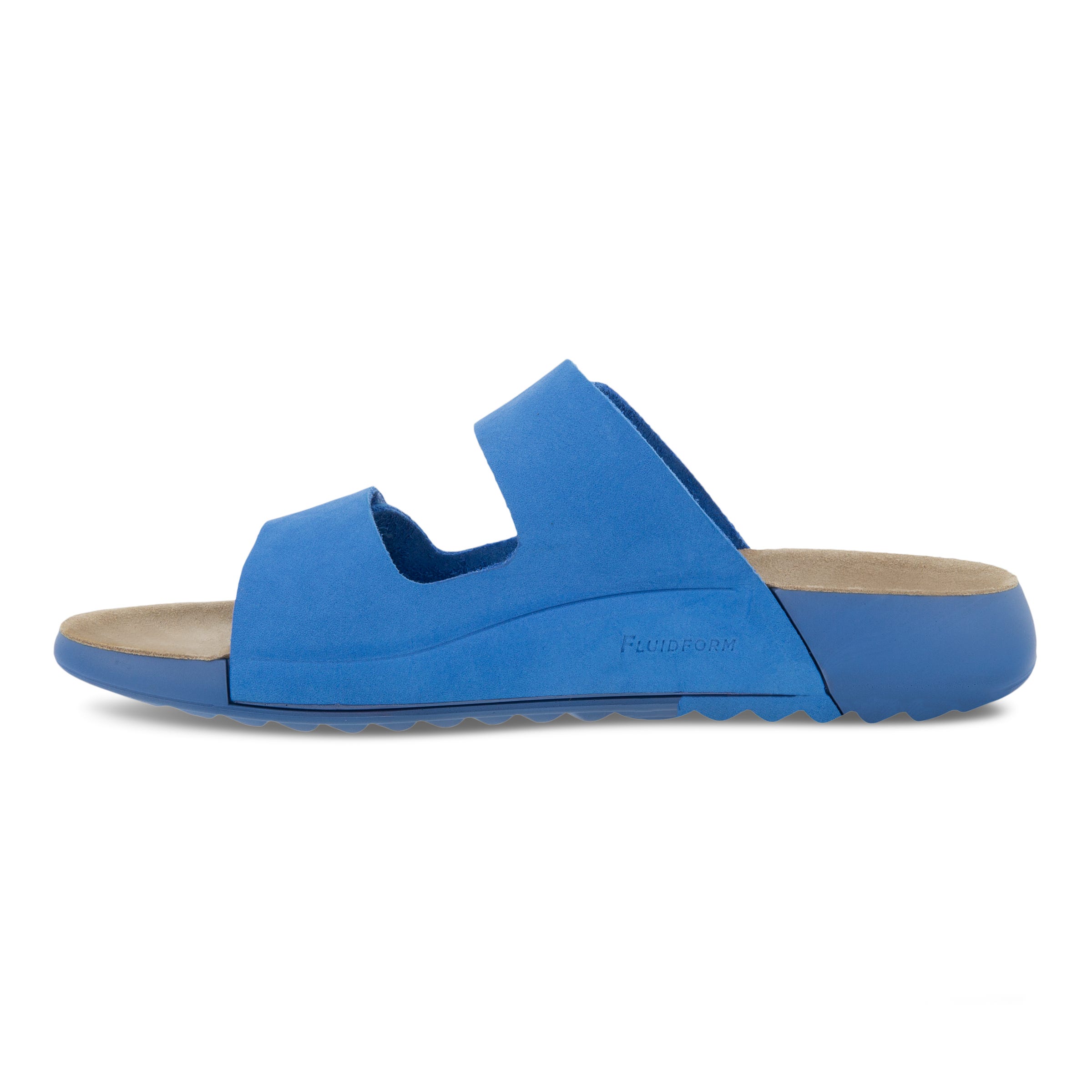 ECCO Cozmo Women's 2-strap Slide Sandal - Blue - Inside