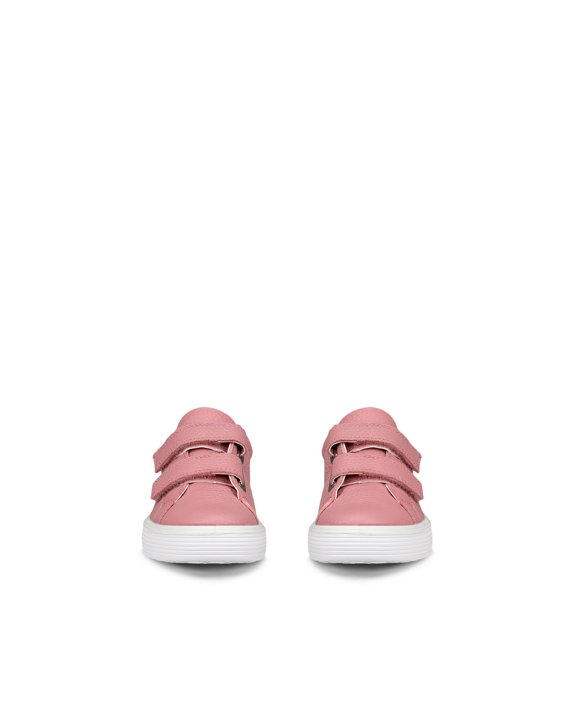 Kids' ECCO® Soft 60 Leather Sneaker - Pink - Front pair