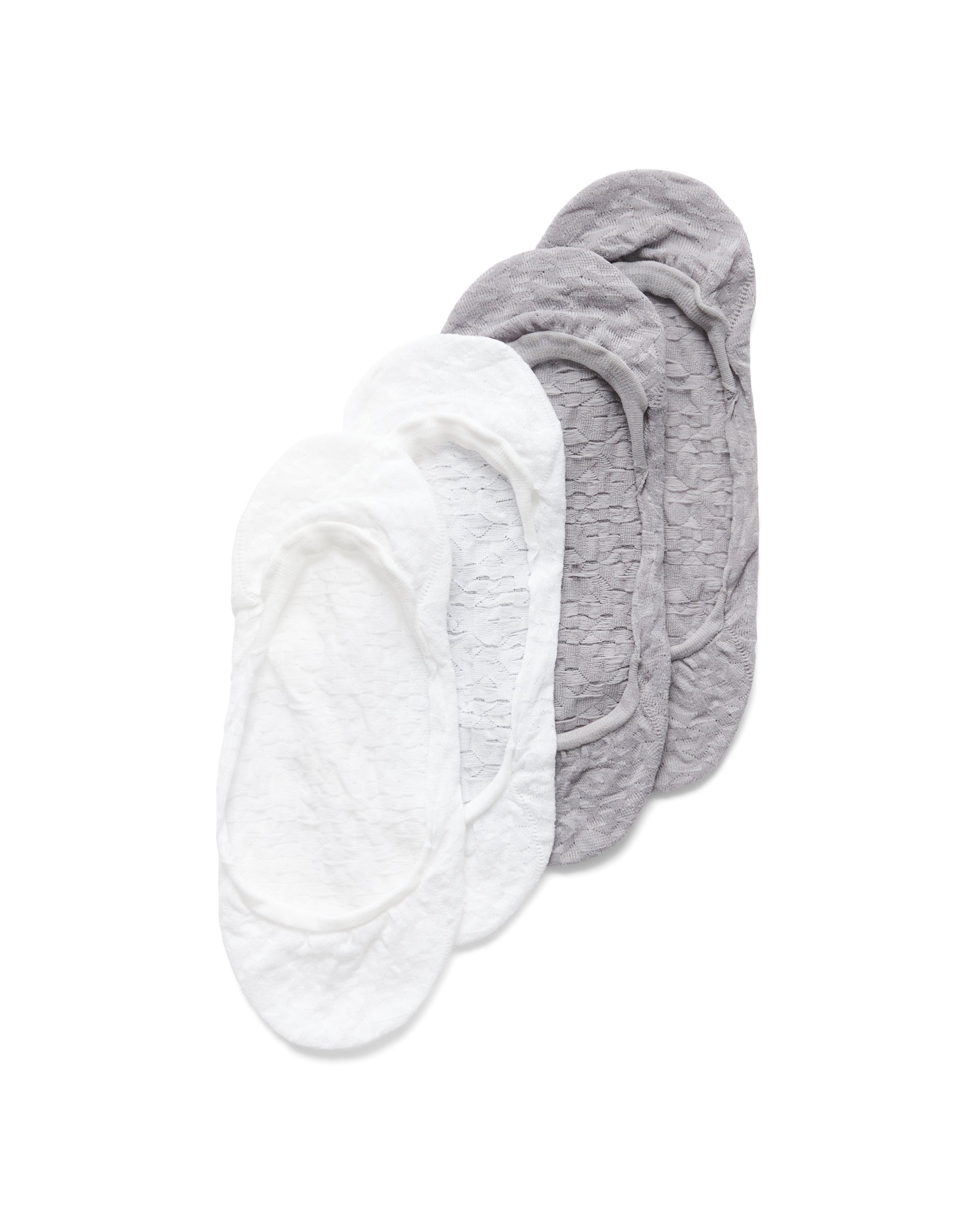 Ženski nogavice Footies (2 para) ECCO® Classic - Siva - Main