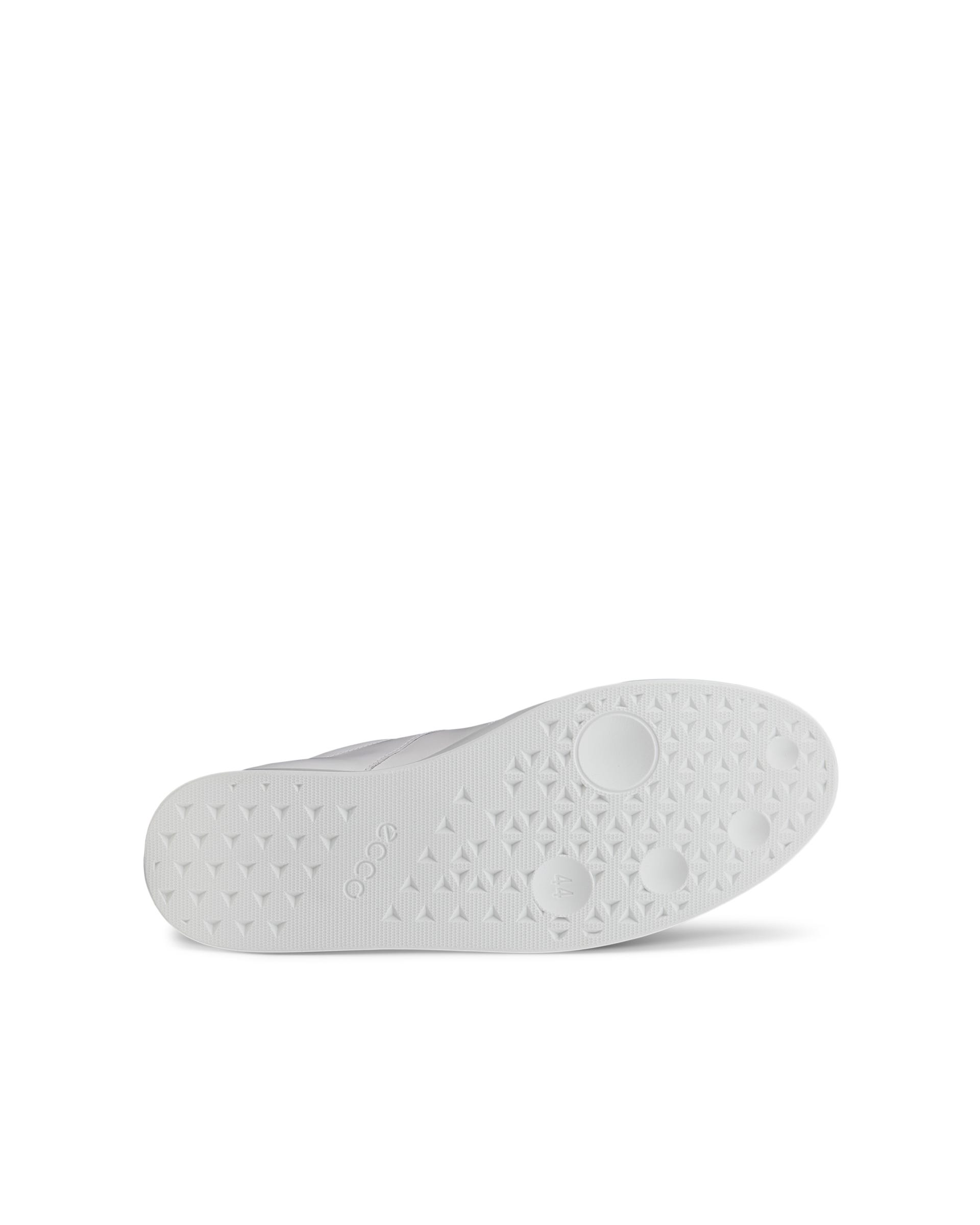 Men's ECCO® Street Lite Leather Trainer - White - Sole