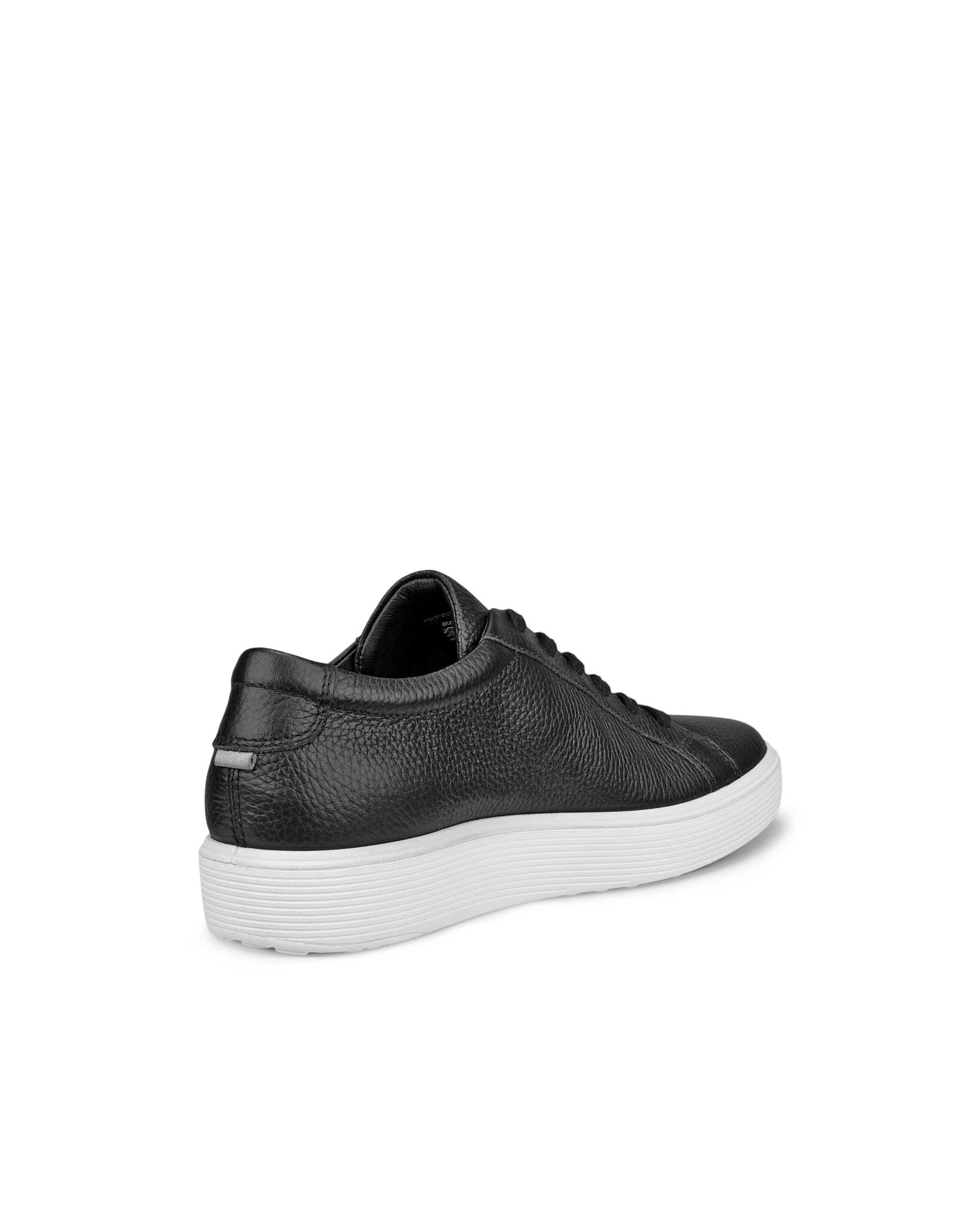 Women's ECCO® Soft 60 Leather Sneaker - Black - Back