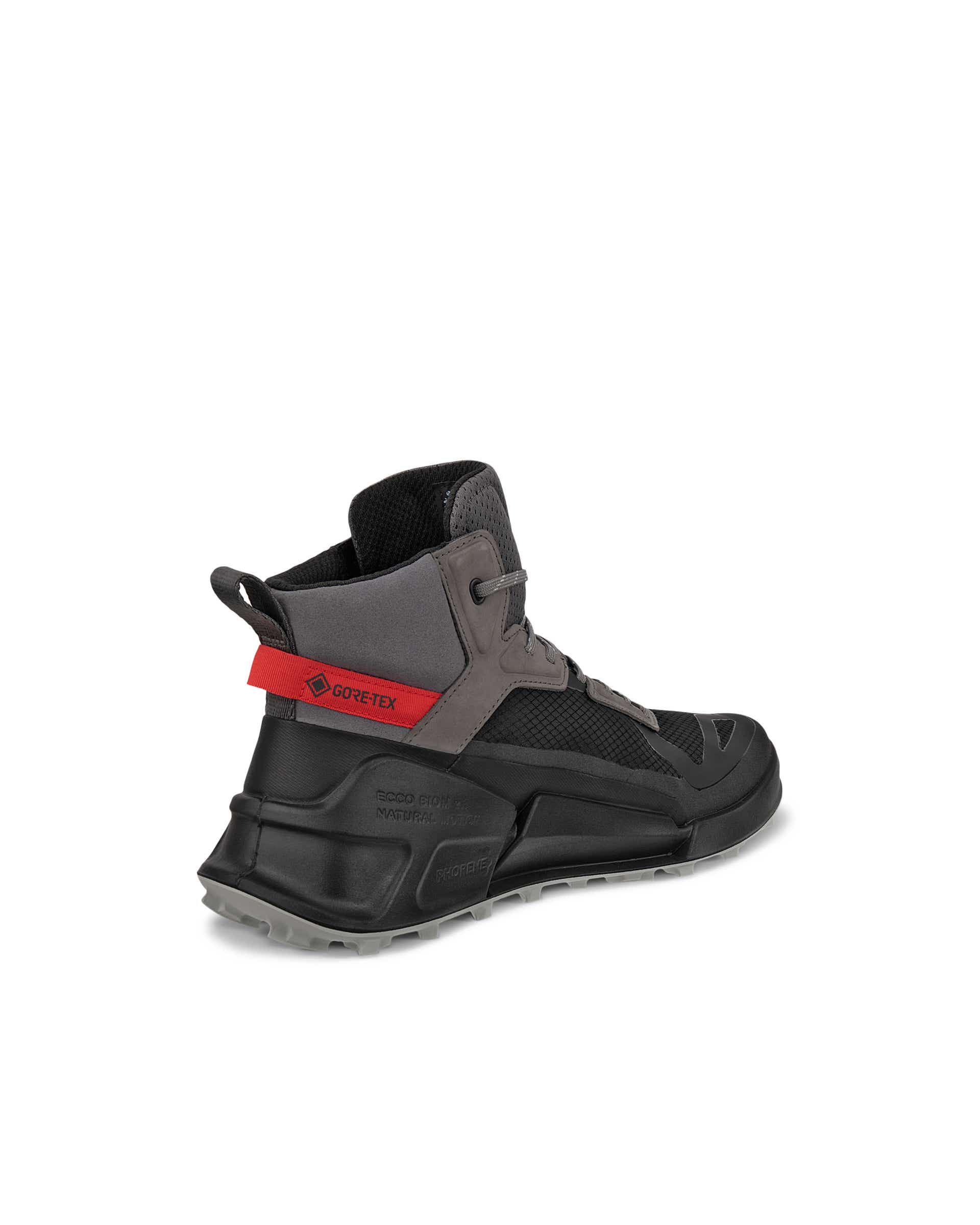 Męskie tekstylne buty trekingowe Gore-tex ECCO® Biom 2.1 X Mountain - Czarny - Back