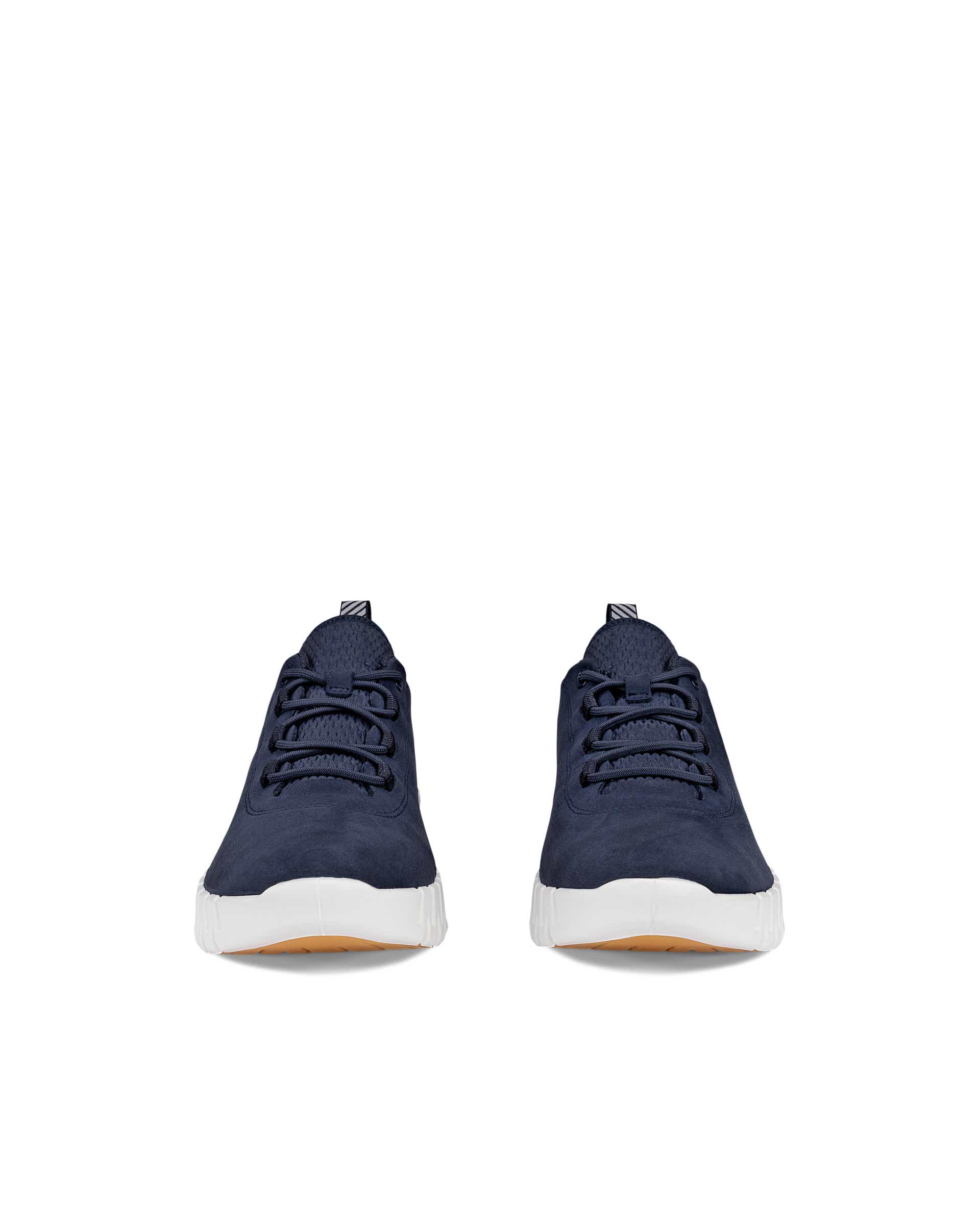 ECCO® GRUUV dames nubuck sneaker - Blauw - Front pair