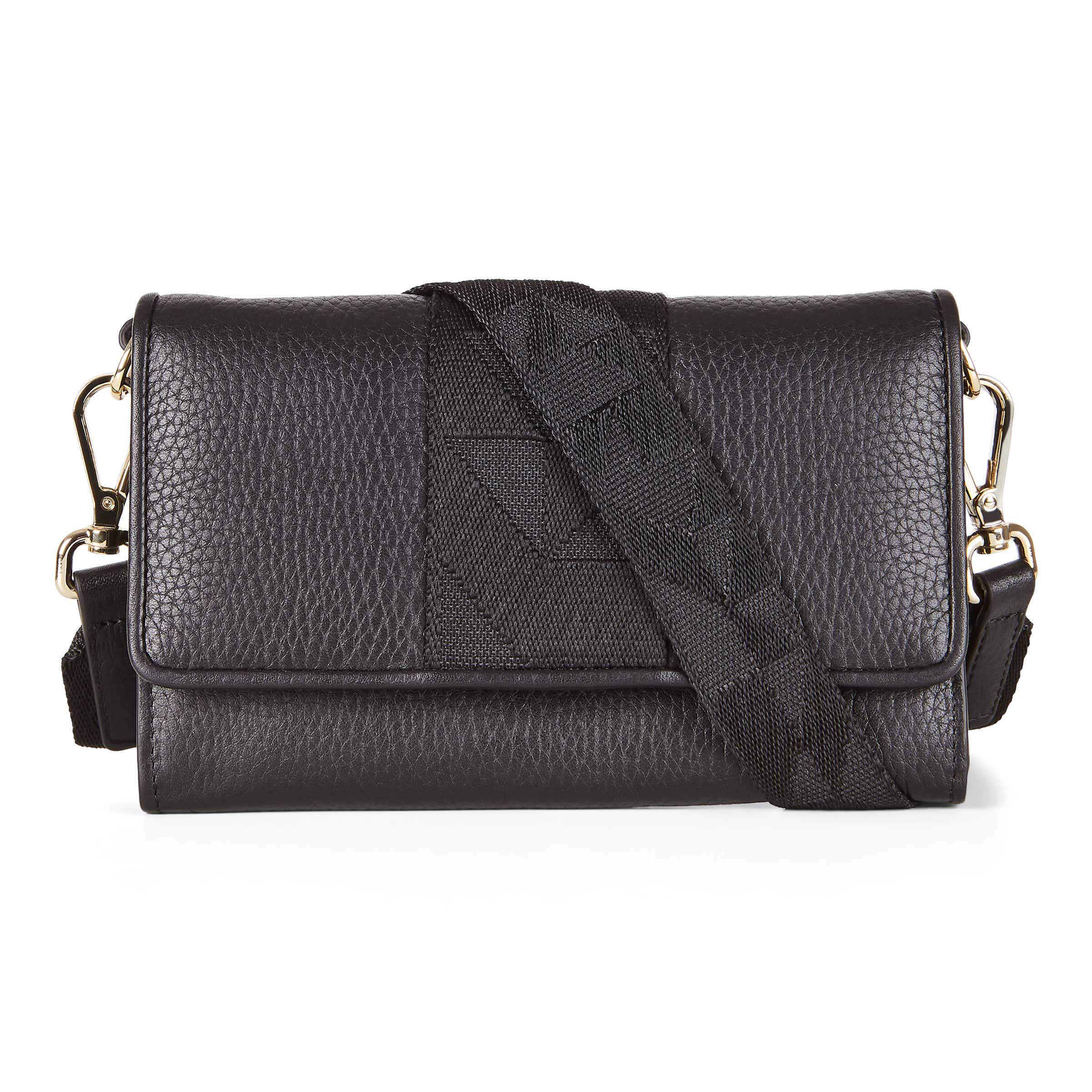 ECCO SP 3 Crossbody Wallet - Black - Detail-1